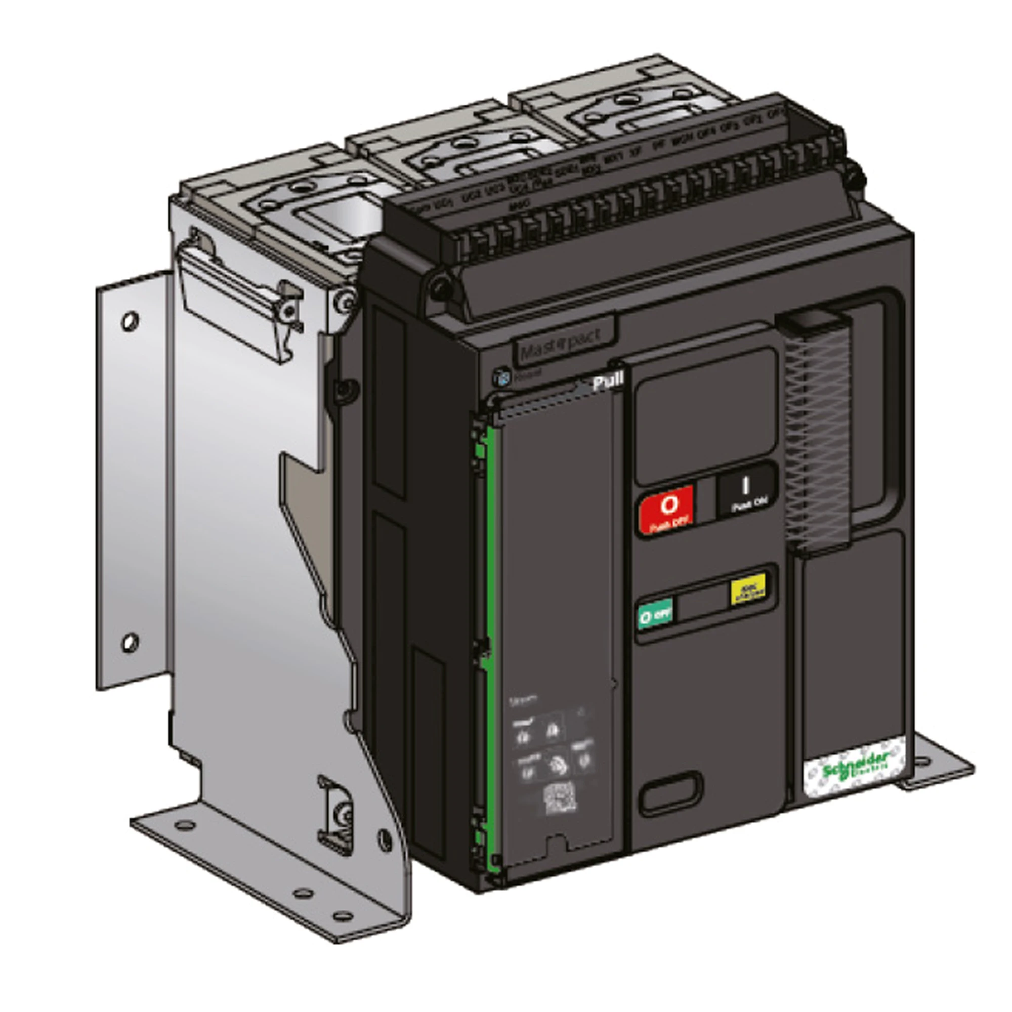 Schneider Electric LV855125 MasterPacT MTZ1 630A H2 Basic 4-polig ohne Auslösegerät MicroLogic B in Festeinbau (img_001)