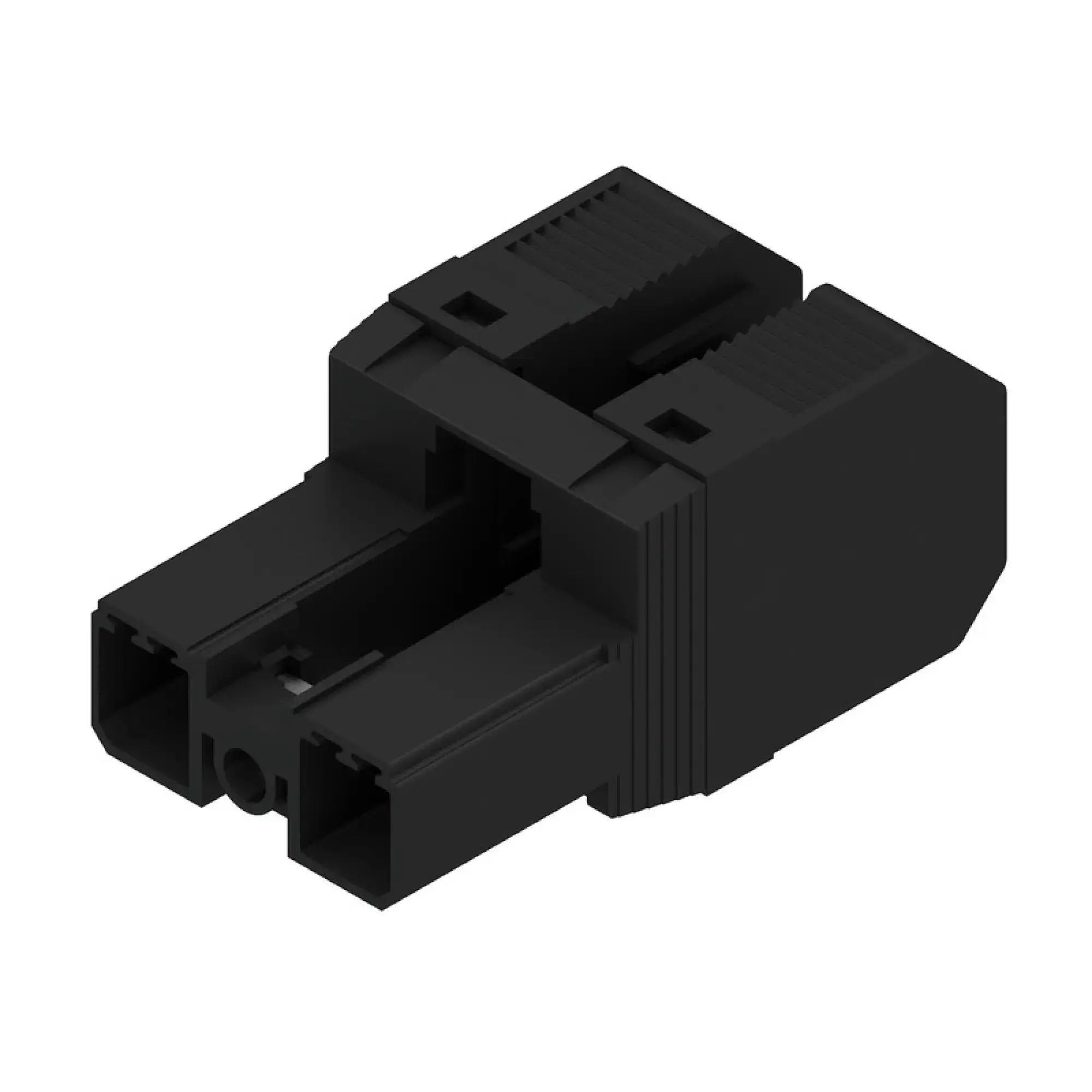 Weidmüller 1061110000 PCB connector (wire connection), 800 V, 57 A, Pitch in mm: 7.62, 10 mm², Number of poles: 2, PUSH IN without actuator, Tension-clamp connection, Box (img_001)