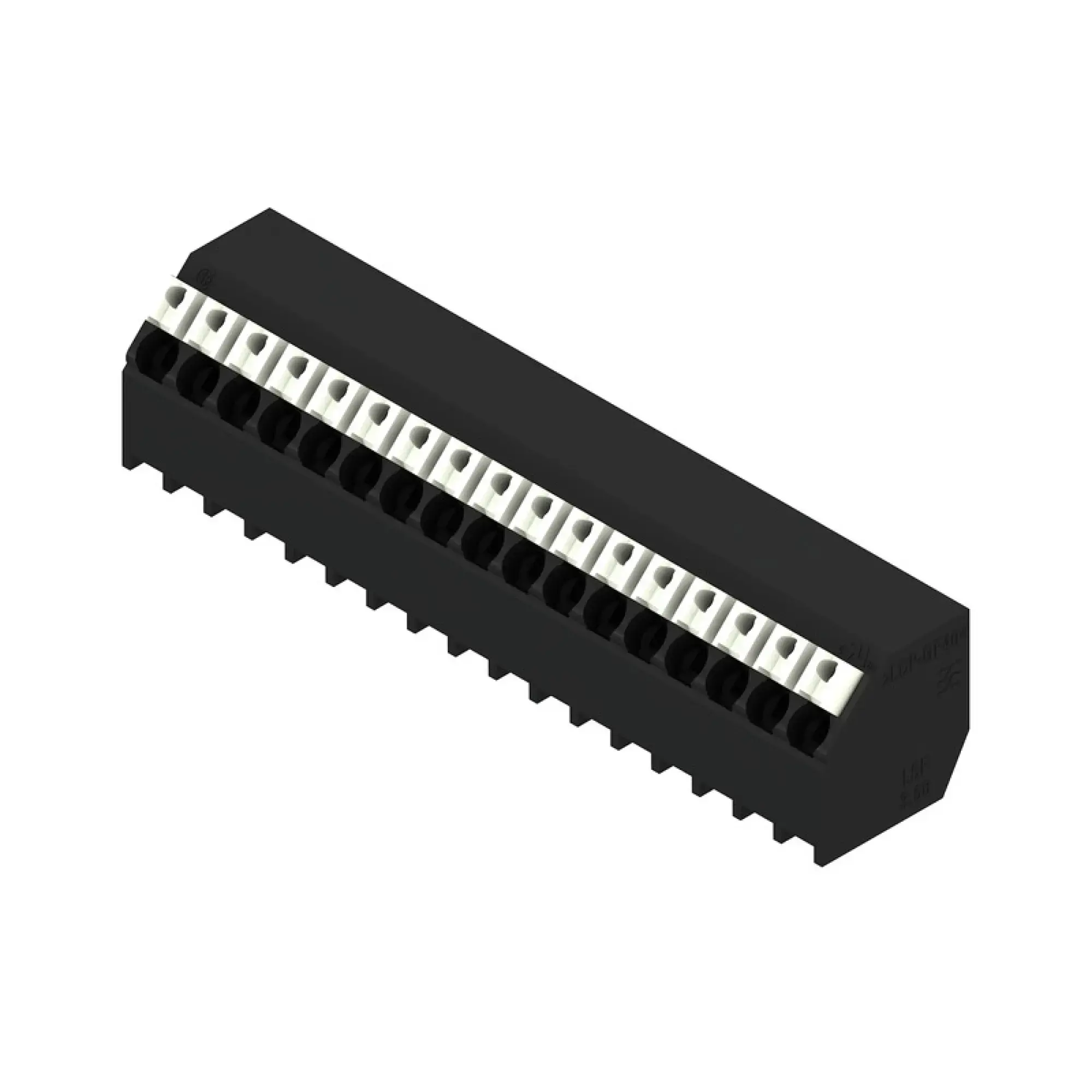 Weidmüller 1885330000 PCB terminal, 160 V, 17.5 A, Pitch in mm: 3.50, 1.5 mm², Number of poles: 17, PUSH IN with actuator, THT/THR solder connection, 135°, Tube (img_001) Weidmüller 1885330000 PCB terminal, 160 V, 17.5 A, Pitch in mm: 3.50, 1.5 mm², Number of poles: 17, PUSH IN with actuator, THT/THR solder connection, 135°, Tube (img_001)