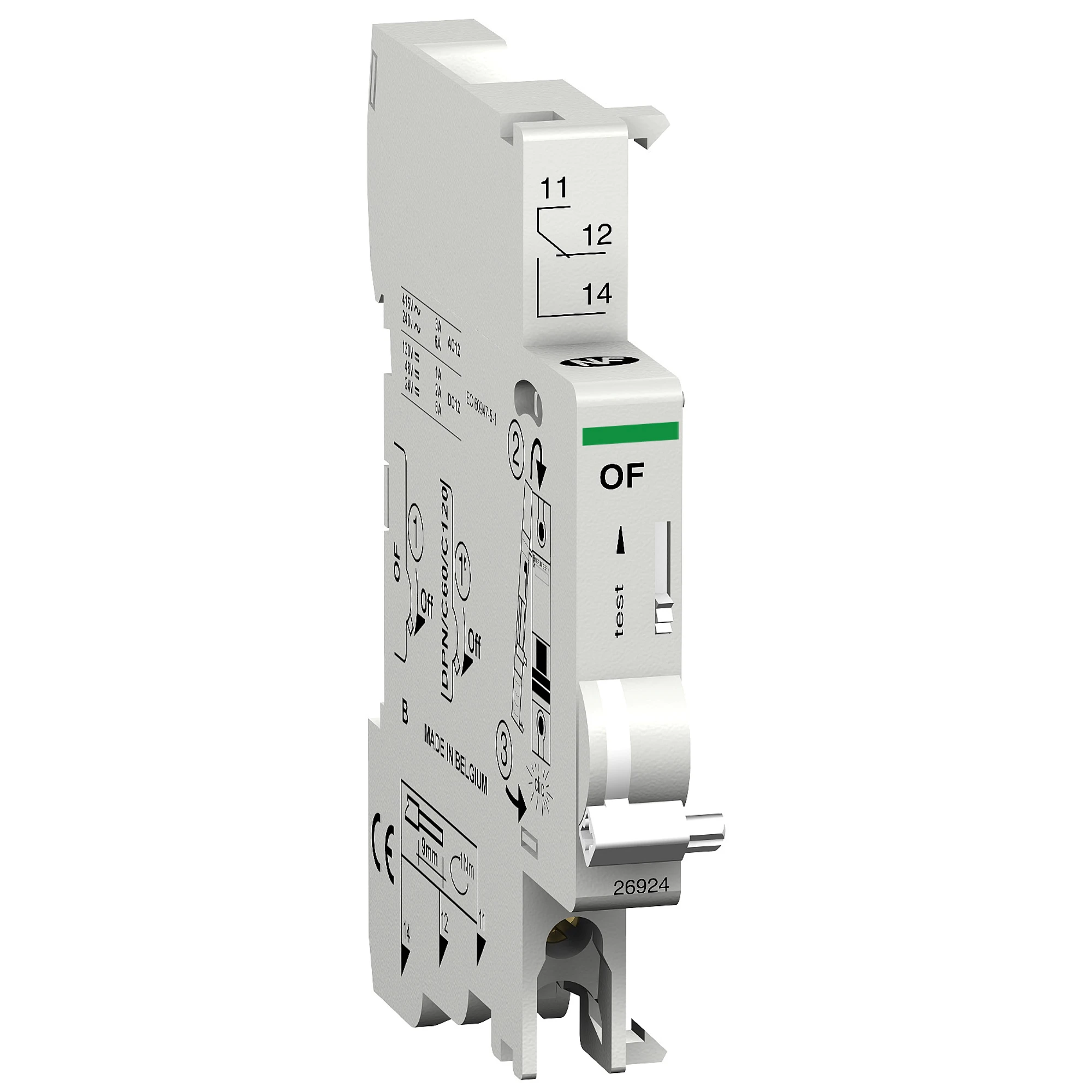 Schneider Electric M9A26924 Multi 9 OEM Auxiliary Switch OF 1 Changeover 240-415V AC 24-130V DC (img_001) Schneider Electric M9A26924 Multi 9 OEM Auxiliary Switch OF 1 Changeover 240-415V AC 24-130V DC (img_001)