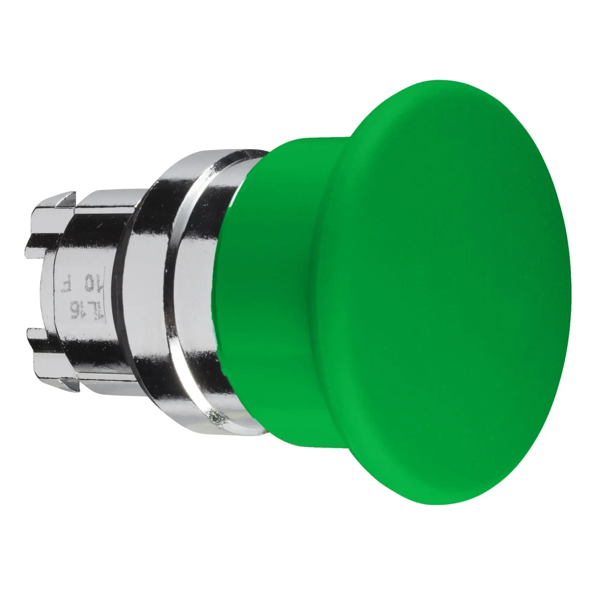 Schneider Electric ZB4BC3 Mushroom Push Button, Front Element, Harmony XB4, Metal, 22mm, Green, Mushroom 40mm, Blank, Momentary (img_004)