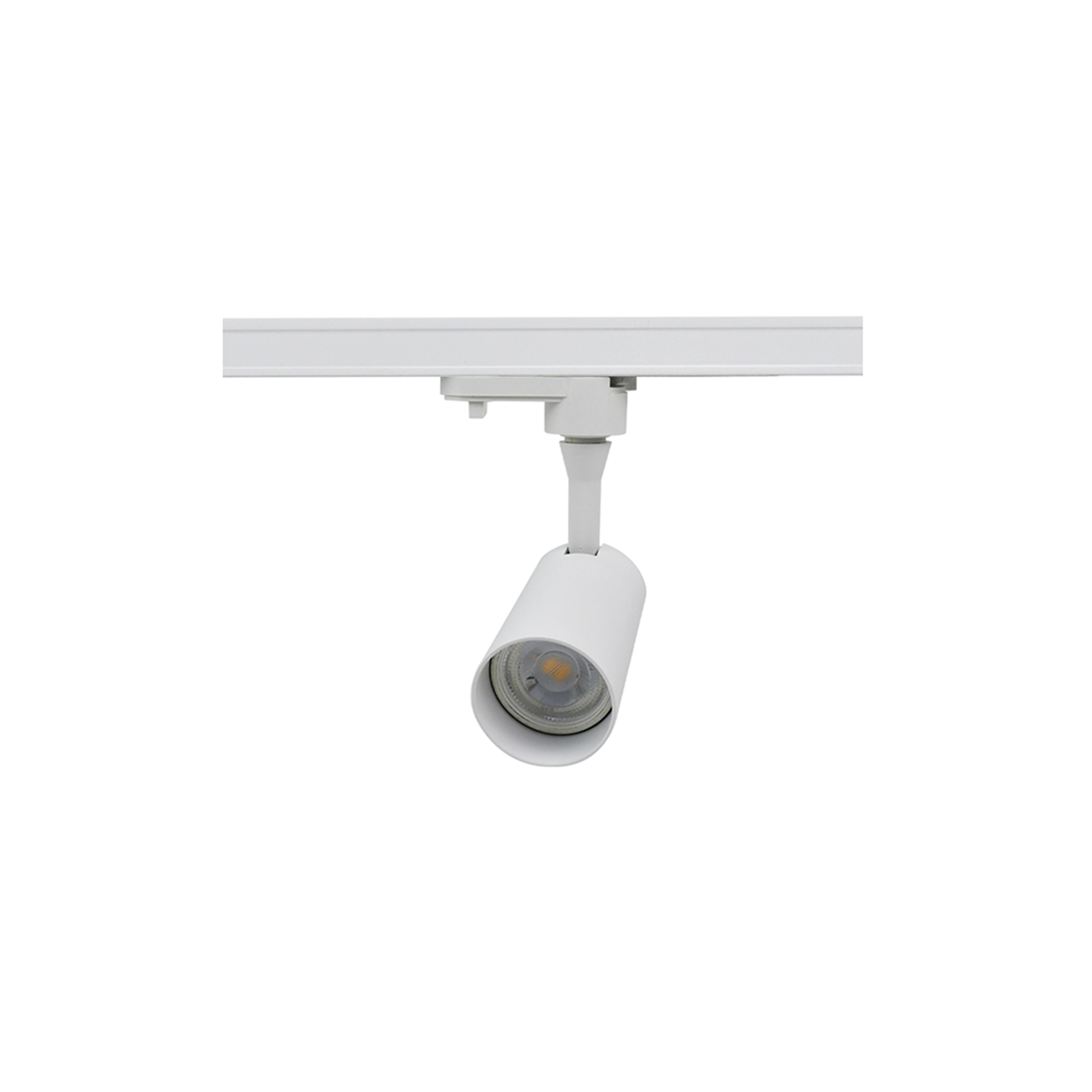 WSU Lights 1-Phasen LED Strahler mit GU10 Fassung weiss - 55x100mm WSU Lights 1-Phasen LED Strahler mit GU10 Fassung weiss - 55x100mm