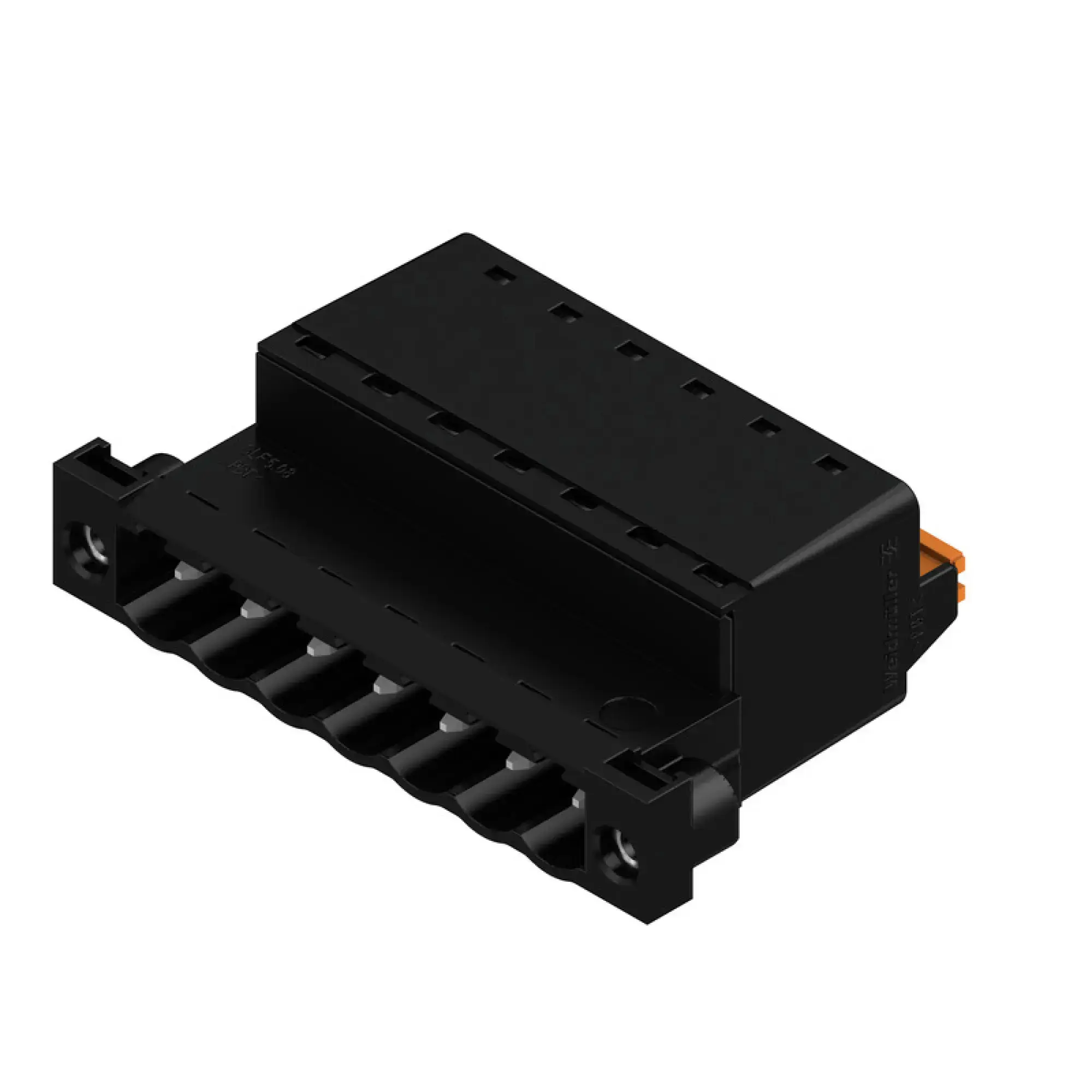 Weidmüller 1336220000 PCB connector (wire connection), 320 V, 25.9 A, Pitch in mm: 5.08, 3.31 mm², Number of poles: 7, PUSH IN with actuator, Box (img_001)