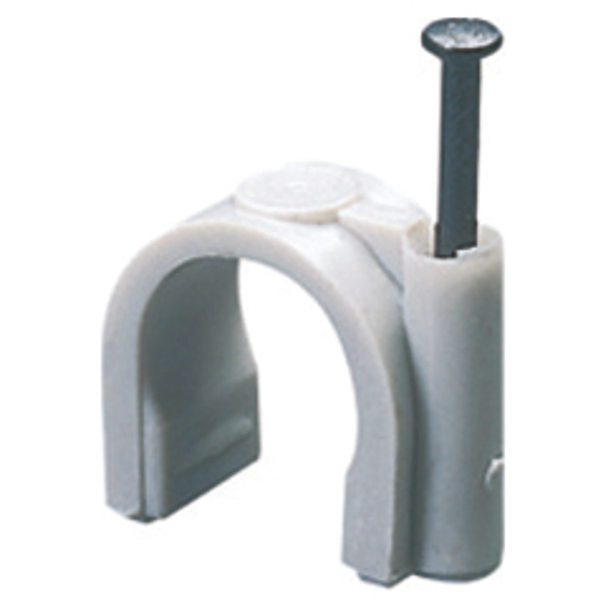 GEWISS GW50611 SHOCKPROOF POLYMER CLIP WITH HARDENED STEEL PIN - Ø 5-6MM - GREY RAL7035 (img_001)