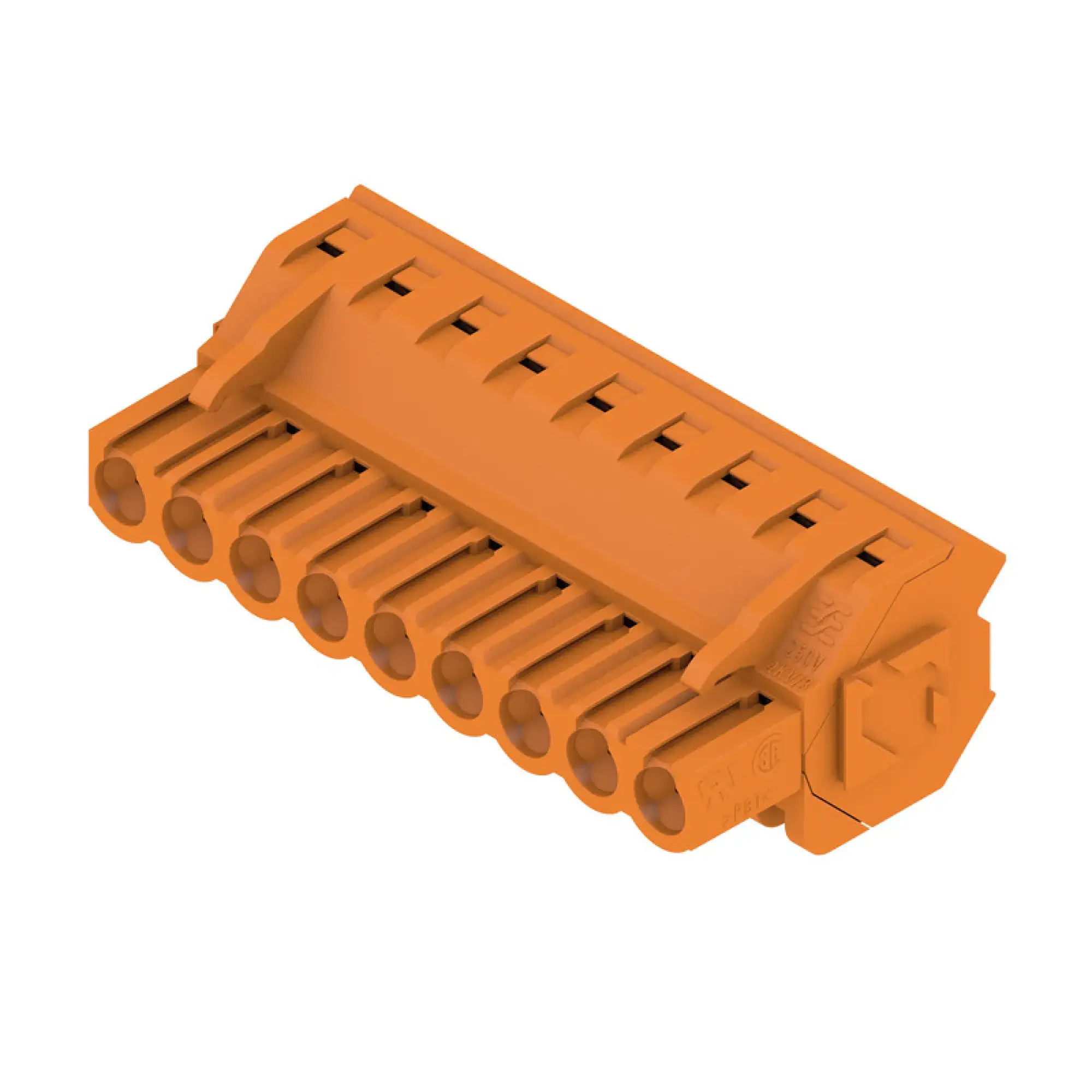 Weidmüller 1945820000 PCB connector (wire connection), 320 V, 17.5 A, Pitch in mm: 5.08, 4 mm², Number of poles: 9, Clamping yoke connection, Box (img_001) Weidmüller 1945820000 PCB connector (wire connection), 320 V, 17.5 A, Pitch in mm: 5.08, 4 mm², Number of poles: 9, Clamping yoke connection, Box (img_001)