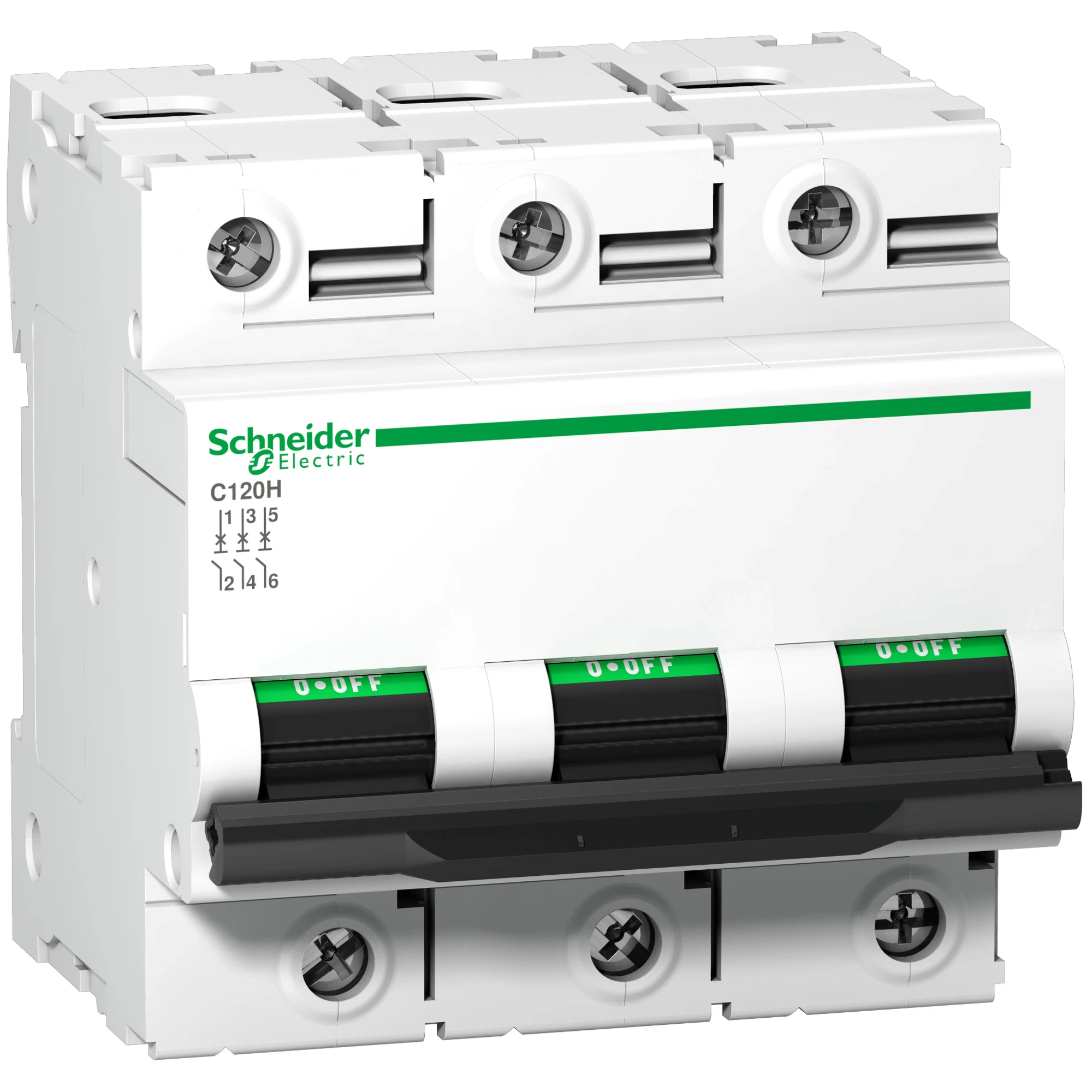 Schneider Electric A9N18469 Circuit breaker C120H, 3P, 100A, C characteristic, 15kA (img_001) Schneider Electric A9N18469 Circuit breaker C120H, 3P, 100A, C characteristic, 15kA (img_001)