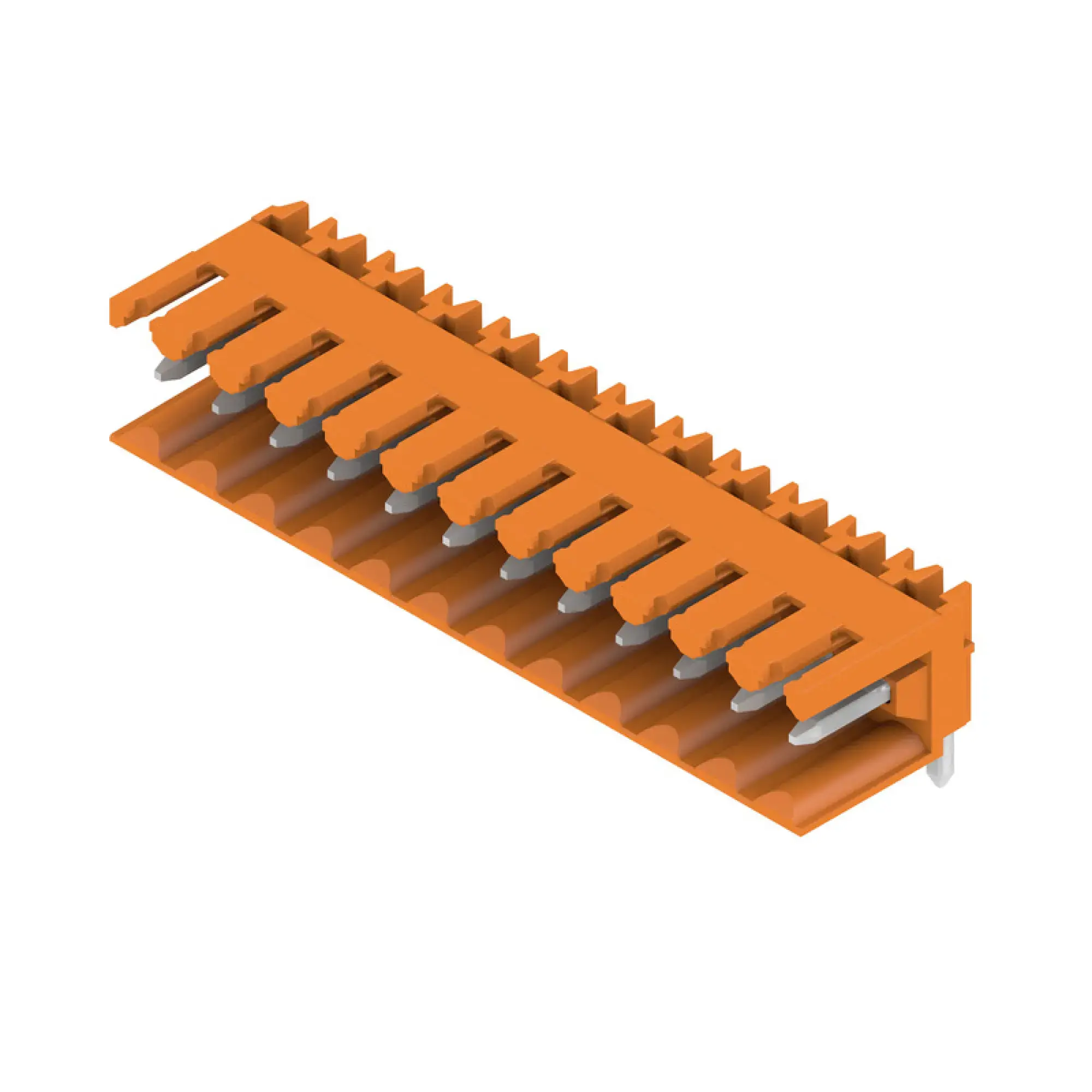 Weidmüller 1597310000 PCB connector (board connection), 160 V, 17 A, Pitch in mm: 3.50, Number of poles: 12, THT solder connection, Box (img_001)