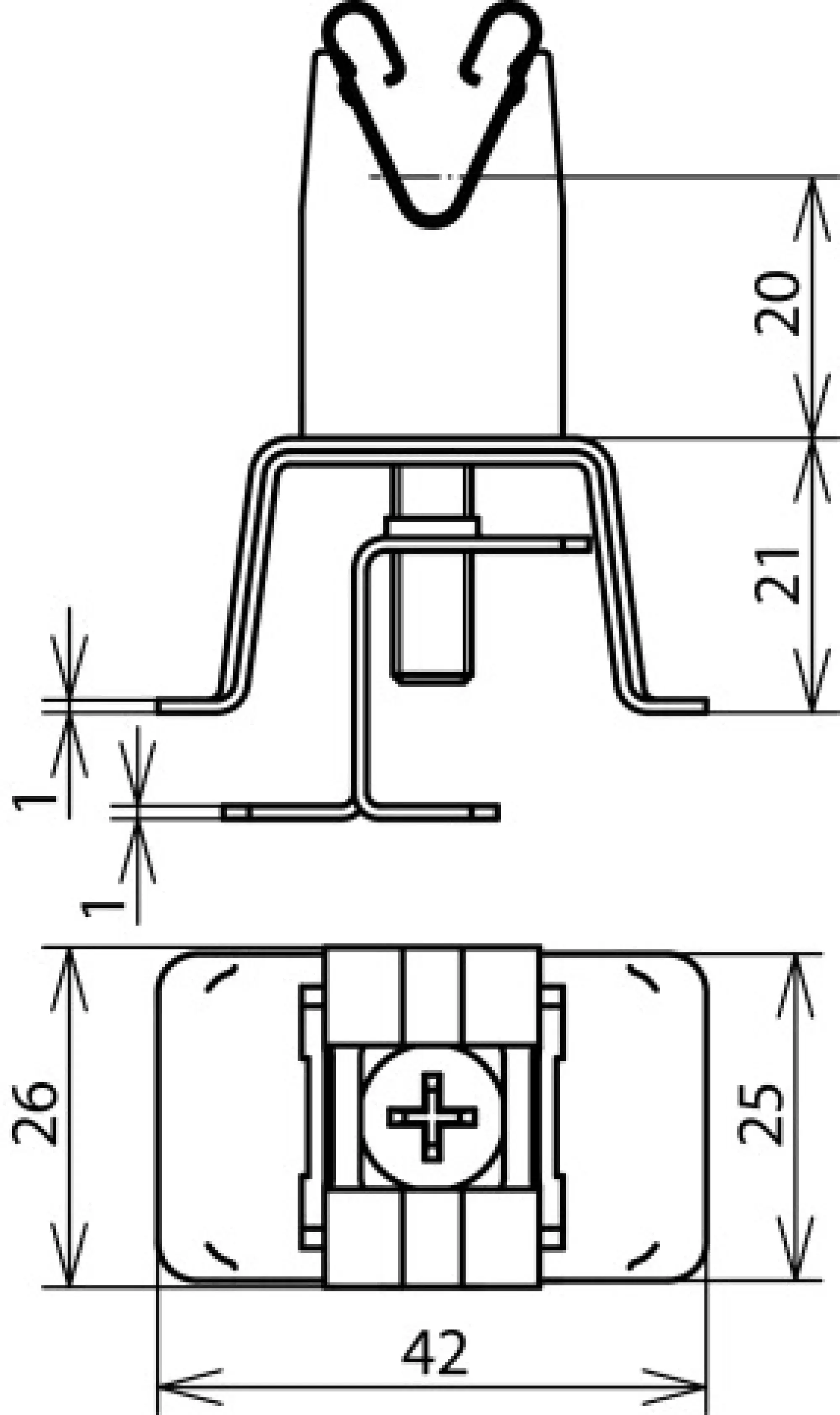 Dehn 206049 Roof cond. holder ZIEGELgrip StSt 4-16 mm w. DEHNgrip H 20mm StSt f. Rd 8mm (img_004) Dehn 206049 Roof cond. holder ZIEGELgrip StSt 4-16 mm w. DEHNgrip H 20mm StSt f. Rd 8mm (img_004)