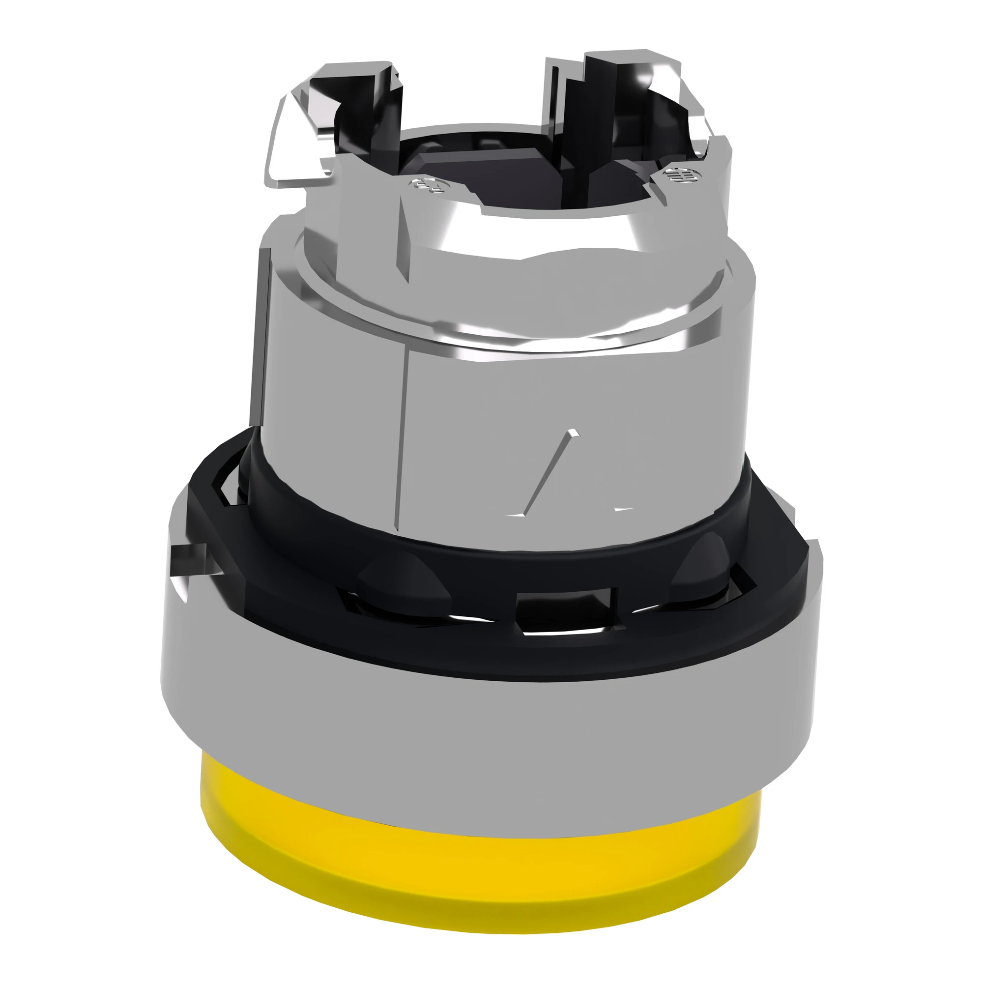 Schneider Electric ZB4BH83 Illuminated push-button, front element, Harmony XB4, metal, 22mm, yellow, protruding, for universal LED, latching (img_004) Schneider Electric ZB4BH83 Illuminated push-button, front element, Harmony XB4, metal, 22mm, yellow, protruding, for universal LED, latching (img_004)