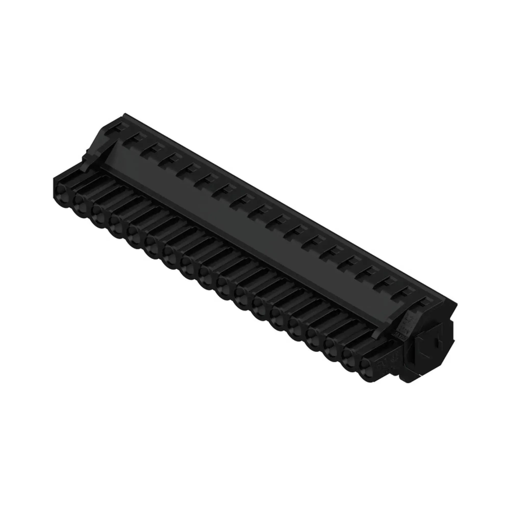 Weidmüller 1946140000 PCB connector (wire connection), 320 V, 17.5 A, Pitch in mm: 5.08, 4 mm², Number of poles: 18, Clamping yoke connection, Box (img_001) Weidmüller 1946140000 PCB connector (wire connection), 320 V, 17.5 A, Pitch in mm: 5.08, 4 mm², Number of poles: 18, Clamping yoke connection, Box (img_001)