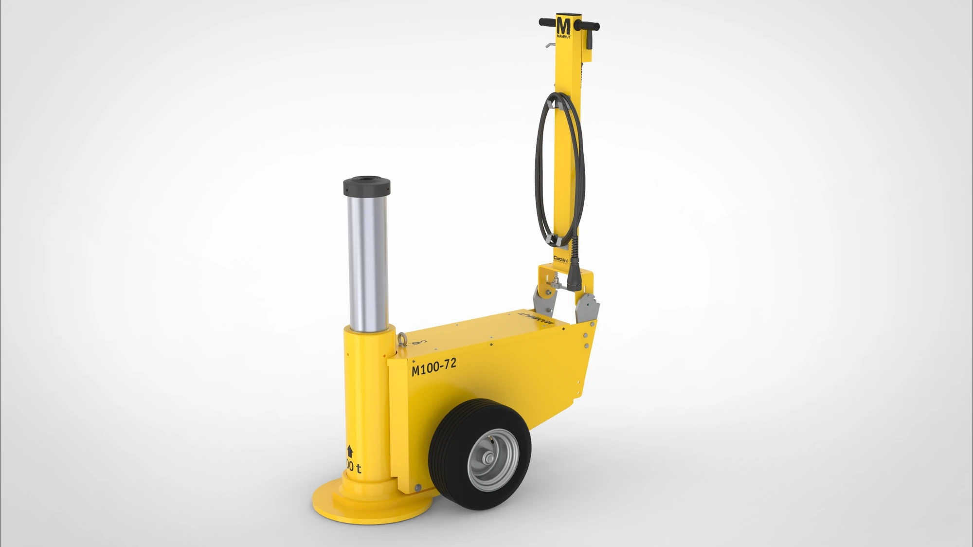 Cattini M100/72 MAMMUT Oil-Pneumatic Jacks load capacity= 100 t.; pistons=1; min. height = 720.00 mm (img_002) Cattini M100/72 MAMMUT Oil-Pneumatic Jacks load capacity= 100 t.; pistons=1; min. height = 720.00 mm (img_002)
