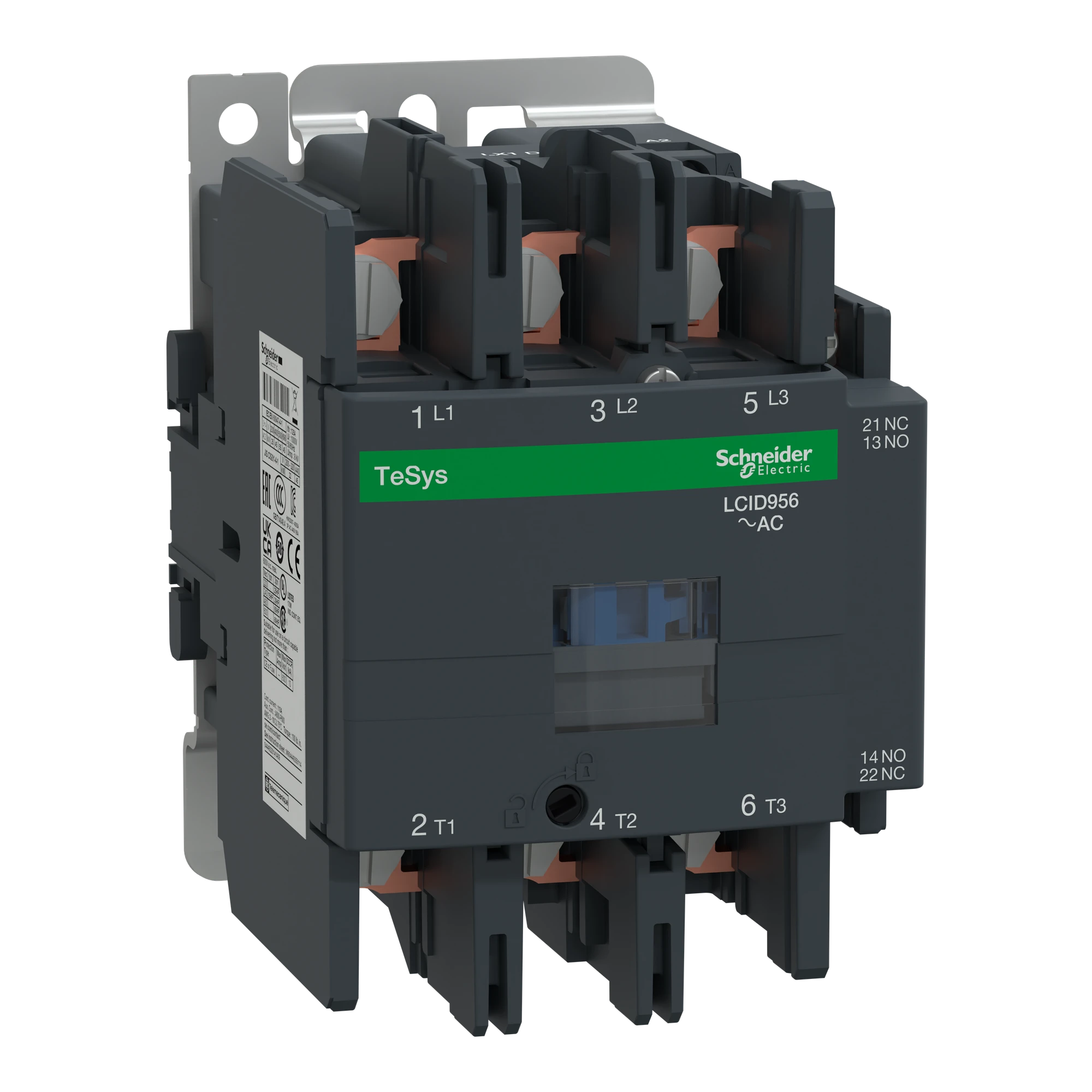 Schneider Electric LC1D956P7 Power contactor LC1D 3p, +1NO+1NC, 45 kW, 95 A, 400 V AC3, coil 230 V AC (img_001) Schneider Electric LC1D956P7 Power contactor LC1D 3p, +1NO+1NC, 45 kW, 95 A, 400 V AC3, coil 230 V AC (img_001)