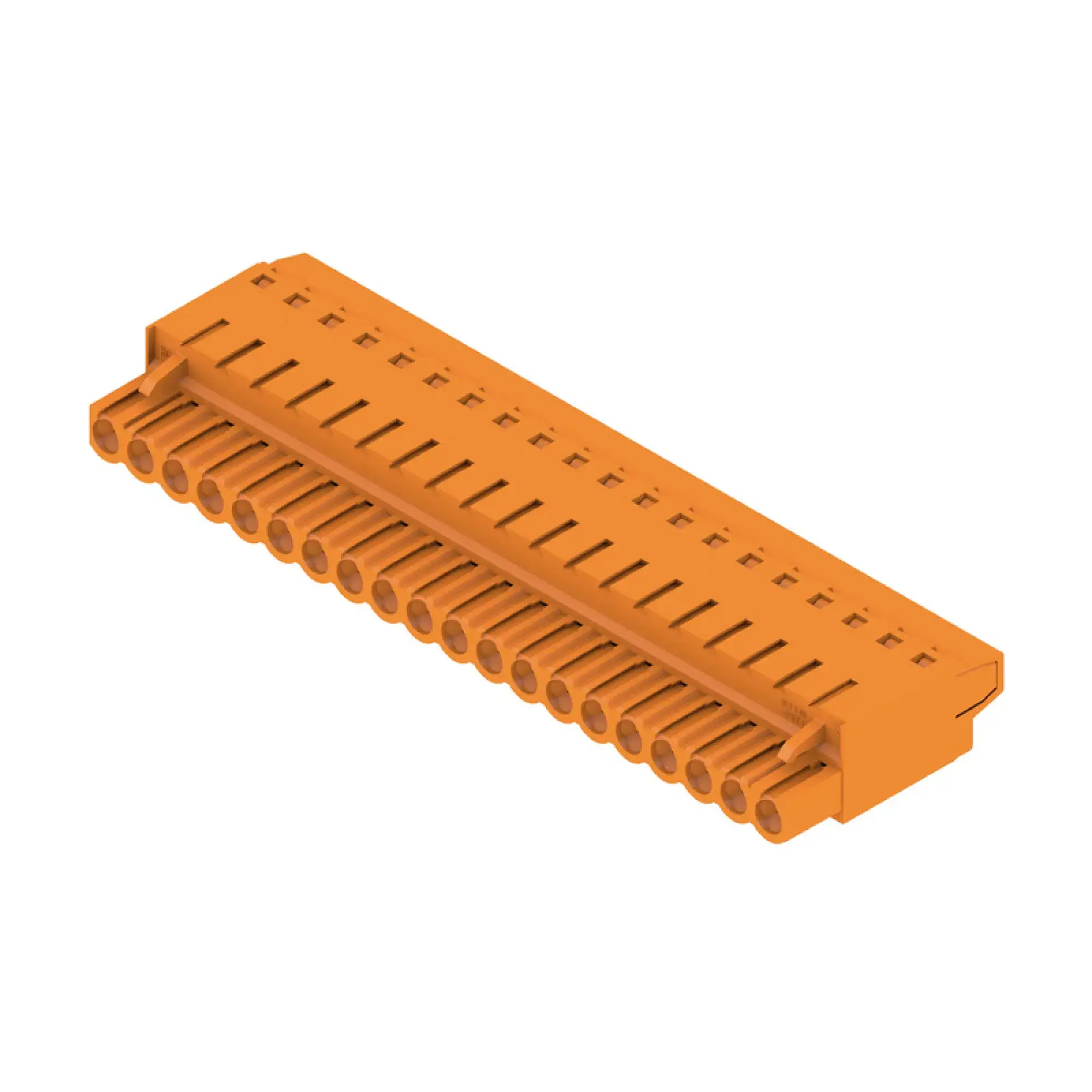 Weidmüller 1501360000 PCB connector (wire connection), 320 V, 27 A, Pitch in mm: 5.08, 2.5 mm², Number of poles: 20, TOP connection, Box (img_001)