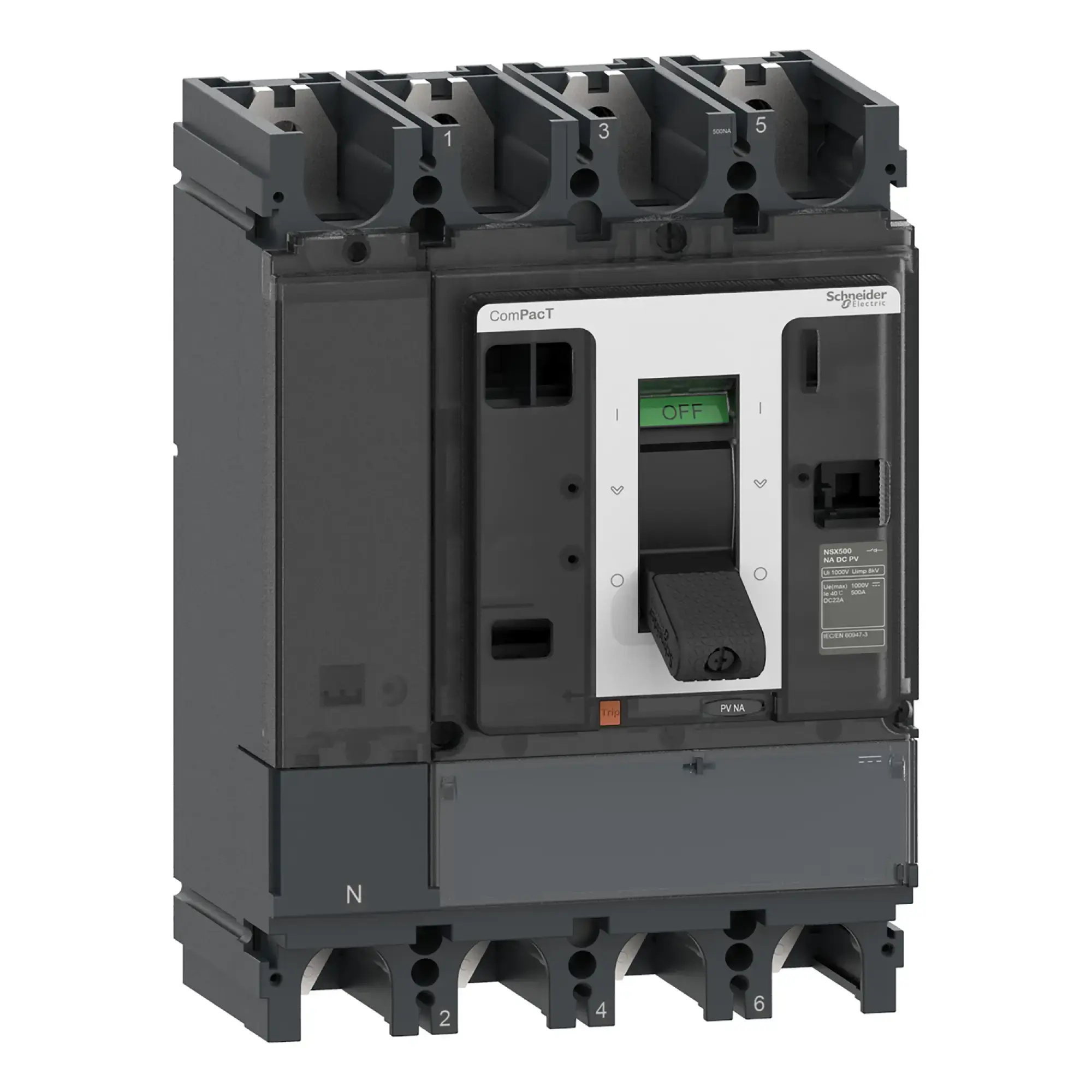 Schneider Electric C634500D1S Load Break Switch ComPacT NSX500NA DC PV, 500 A, 4P (img_002)