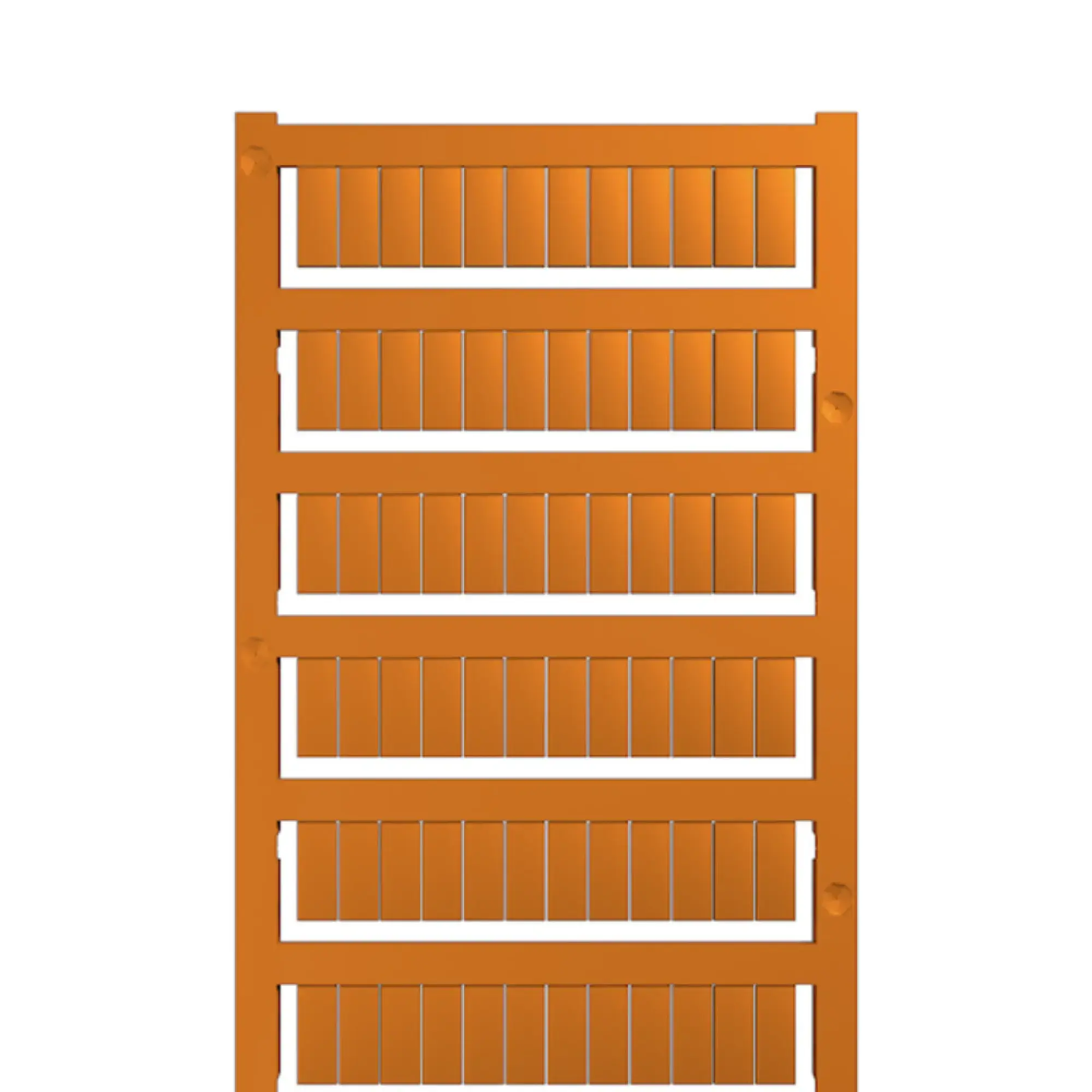 Weidmüller 1773541690 Terminal marking, orange, Pitch in mm: 5.00, Printed characters: neutral, Width: 5 mm, Height: 12 mm (img_001) Weidmüller 1773541690 Terminal marking, orange, Pitch in mm: 5.00, Printed characters: neutral, Width: 5 mm, Height: 12 mm (img_001)