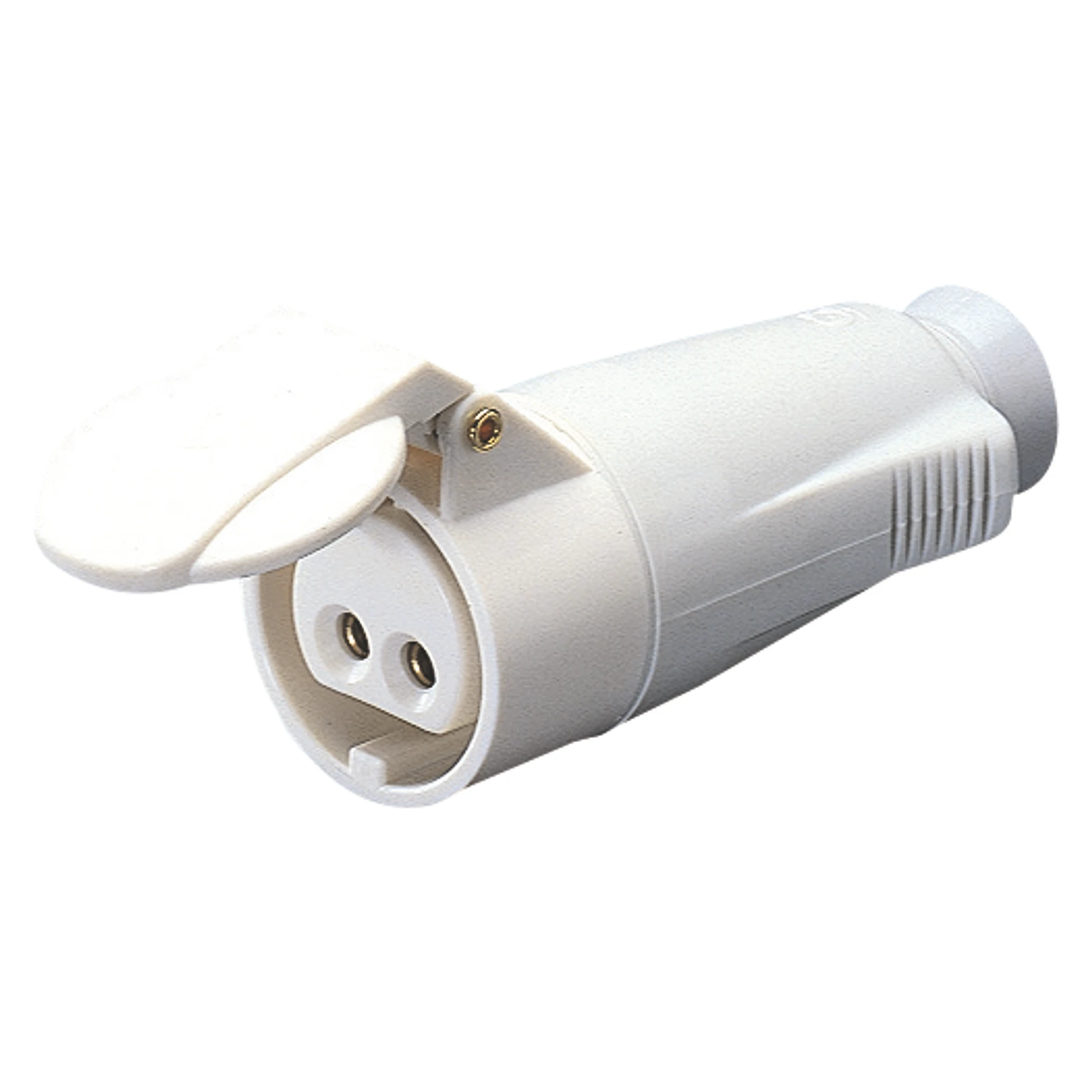 GEWISS GW62067 STRAIGHT CONNECTOR - IP44 - 3P 16A 40-50V 50-60HZ - WHITE - 12H - SCREW WIRING (img_001)