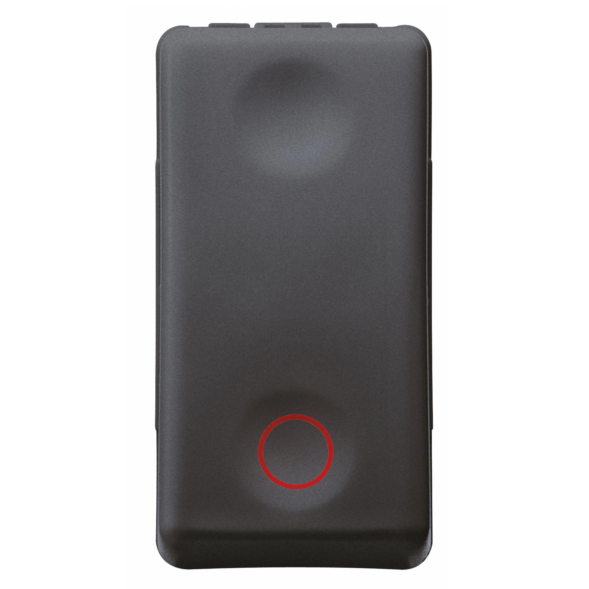 GEWISS GW21519 System Taster mit Symbol "O" 1 Schliesser 1M 1P 10A Schwarz (img_001)