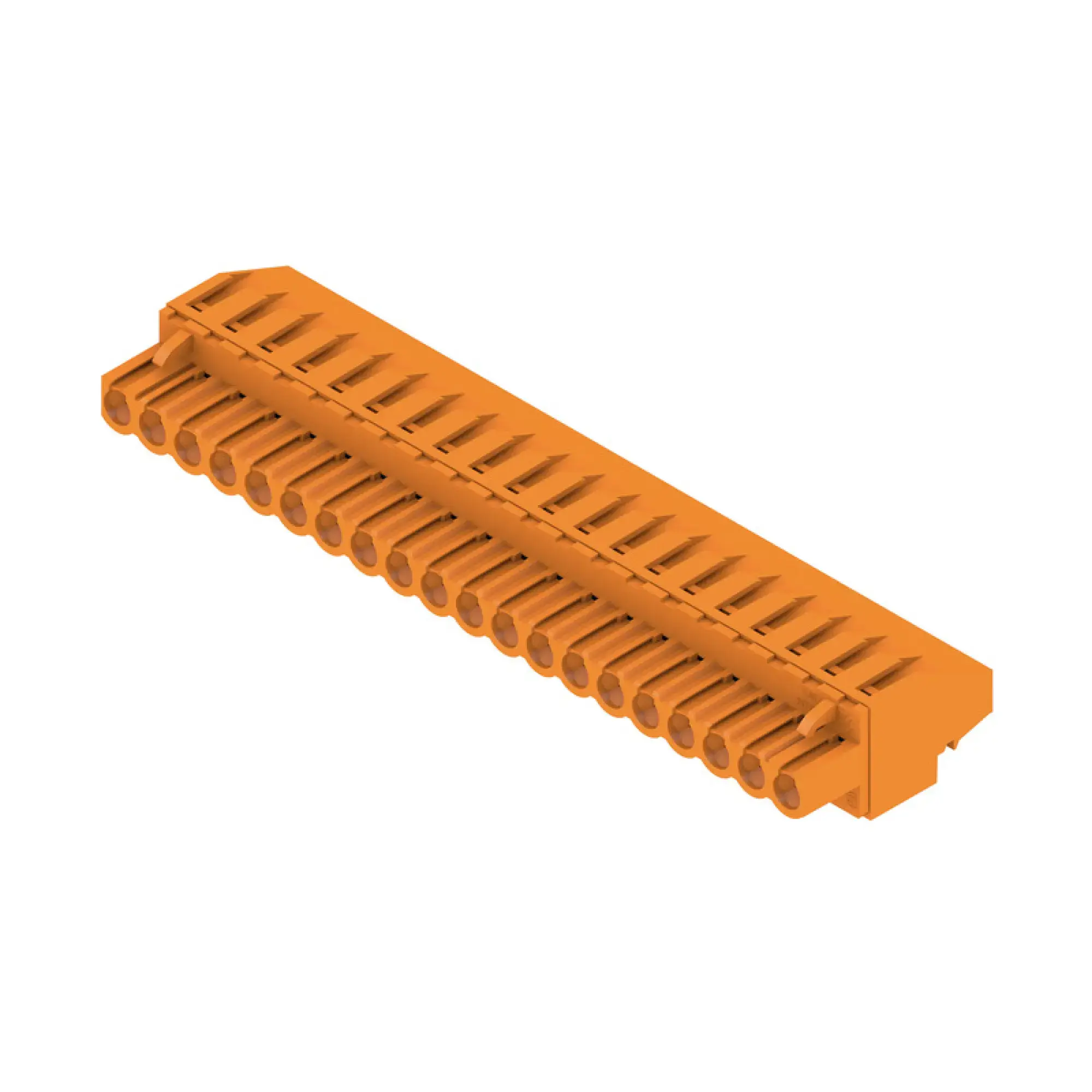 Weidmüller 1948970000 PCB connector (wire connection), 320 V, 23 A, Pitch in mm: 5.08, 4 mm², Number of poles: 20, Clamping yoke connection, Box (img_001)