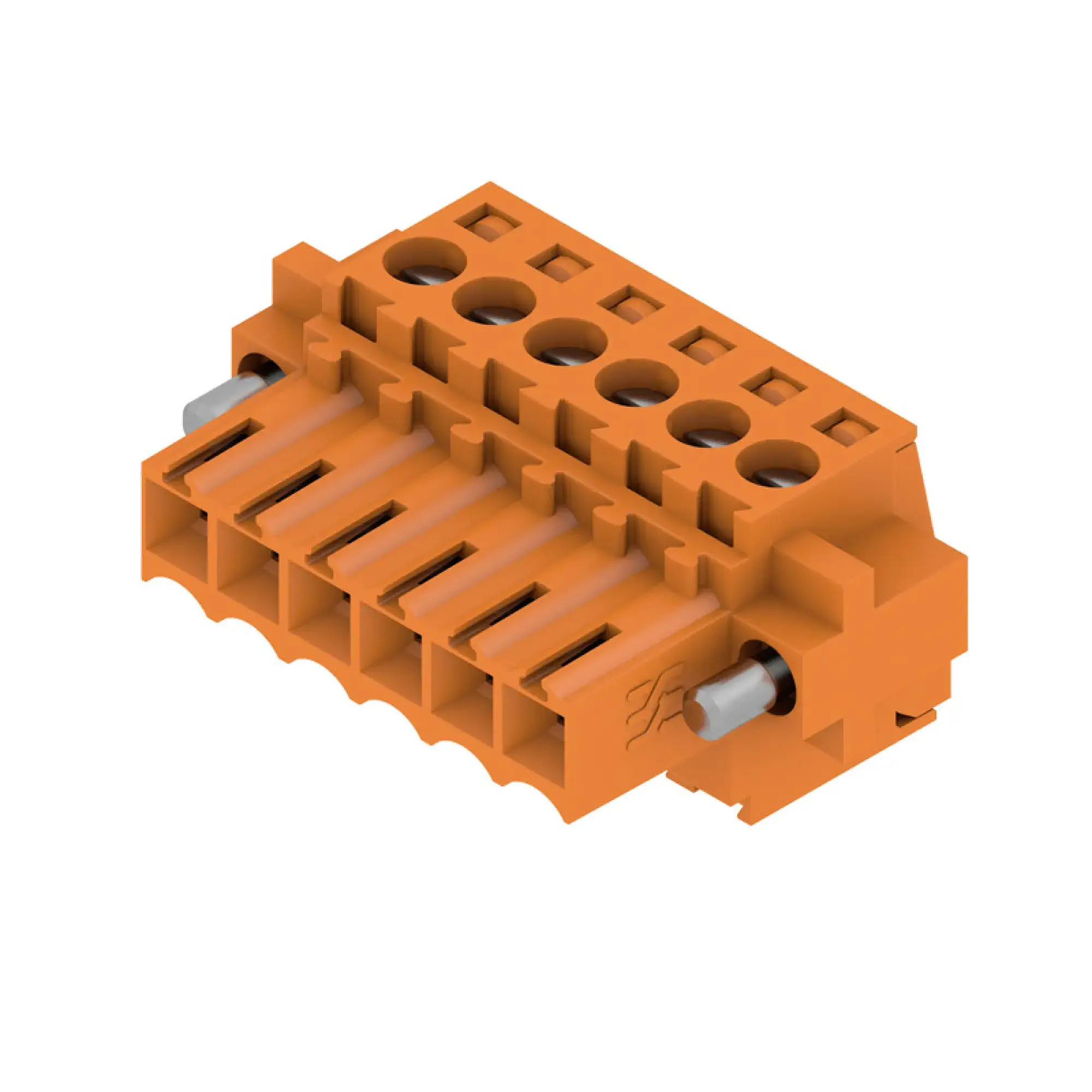 Weidmüller 1606680000 PCB connector (wire connection), 160 V, 17 A, Pitch in mm: 3.50, 1.5 mm², Number of poles: 6, Clamping yoke connection, Box (img_001)