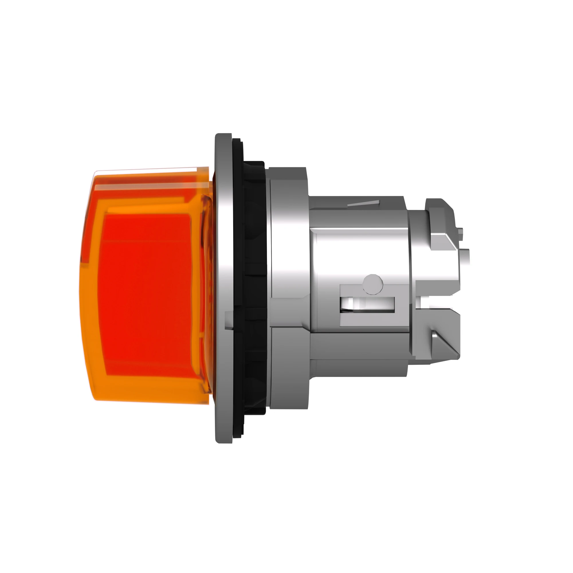 Schneider Electric ZB4FK1853 Illuminated selector switch, front element, Harmony XB4F, metal, 30mm, orange, for universal LED, 3 positions, momentary right (img_007)
