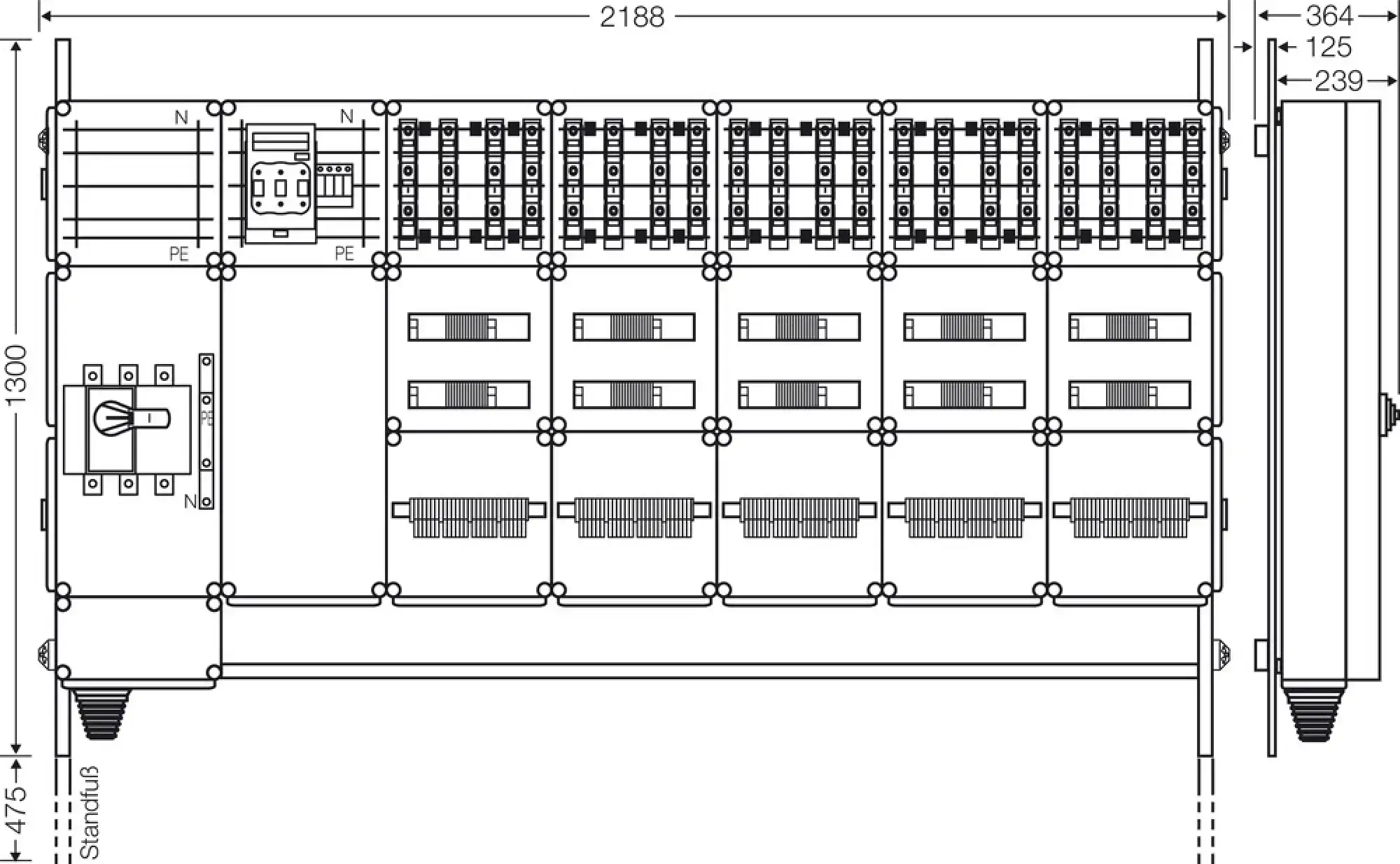 Hensel 65000150 Ladeverteiler für bis zu 20 Ladepunkte à 22kW Mi EV 22kW 20101 (img_003)