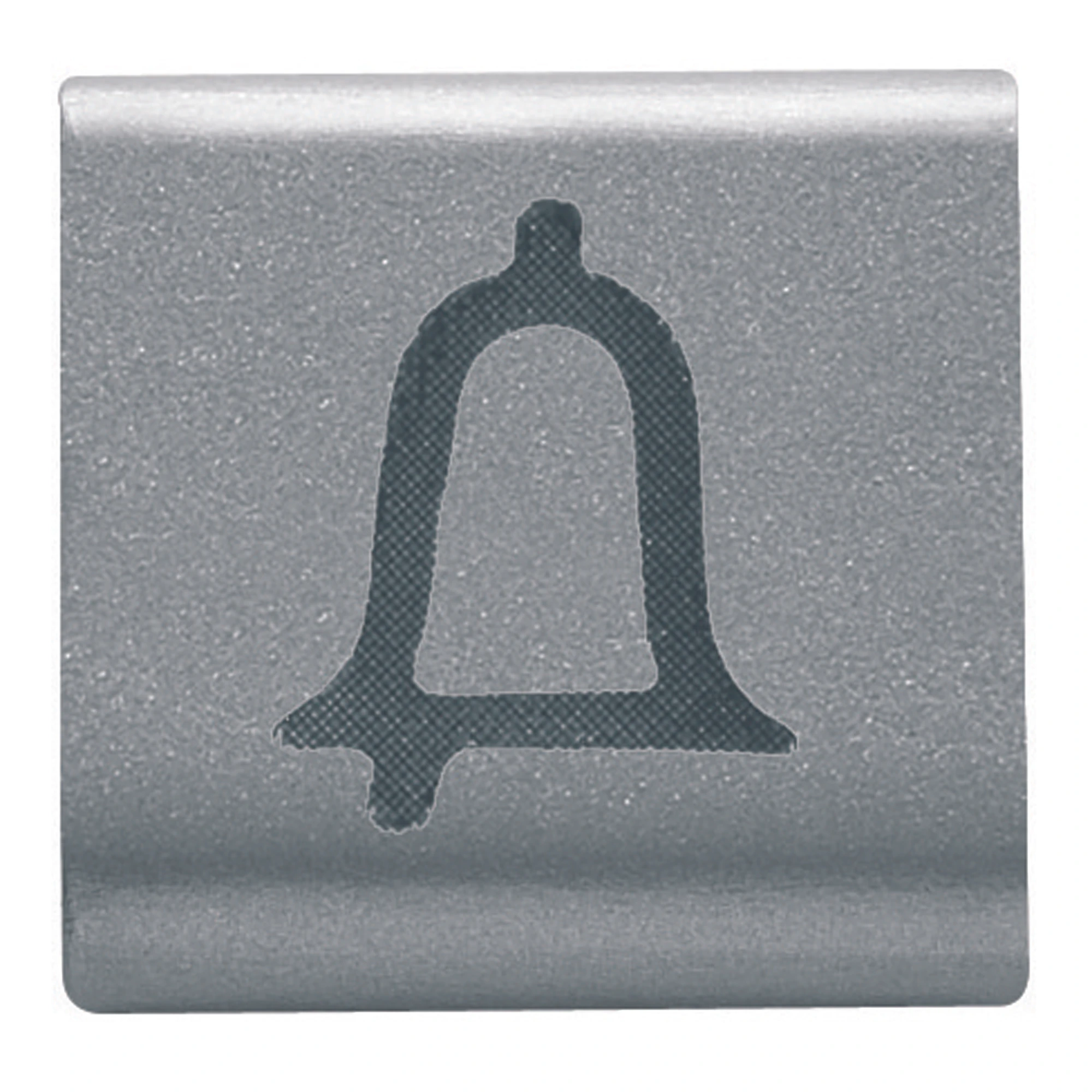 GEWISS GW14544 INTERCHANGEABLE BUTTON KEY - 22X22mm - BELL - TITANIUM - CHORUSMART (img_001) GEWISS GW14544 INTERCHANGEABLE BUTTON KEY - 22X22mm - BELL - TITANIUM - CHORUSMART (img_001)