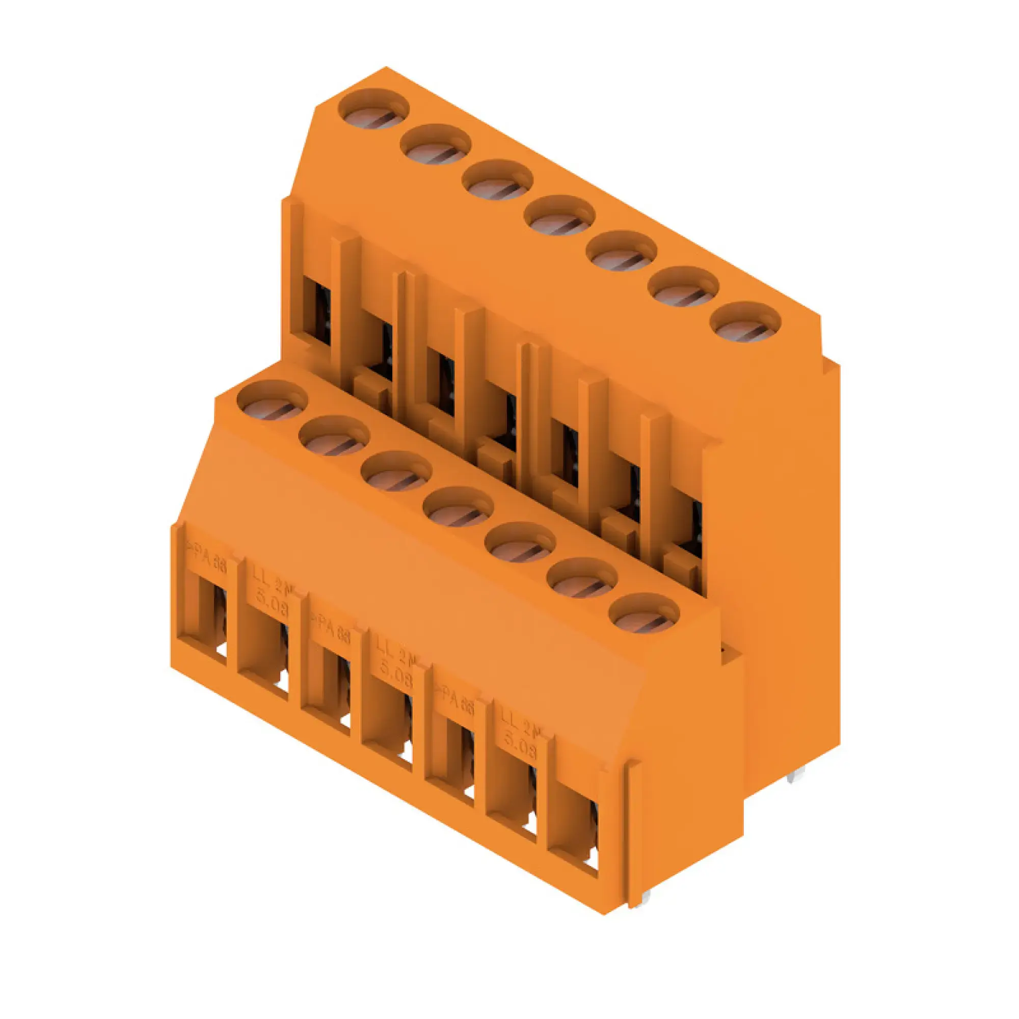 Weidmüller 1977510000 PCB terminal, 320 V, 32.5 A, Pitch in mm: 5.08, 6 mm², Number of poles: 14, Clamping yoke connection, THT solder connection, 90°, Box (img_001) Weidmüller 1977510000 PCB terminal, 320 V, 32.5 A, Pitch in mm: 5.08, 6 mm², Number of poles: 14, Clamping yoke connection, THT solder connection, 90°, Box (img_001)