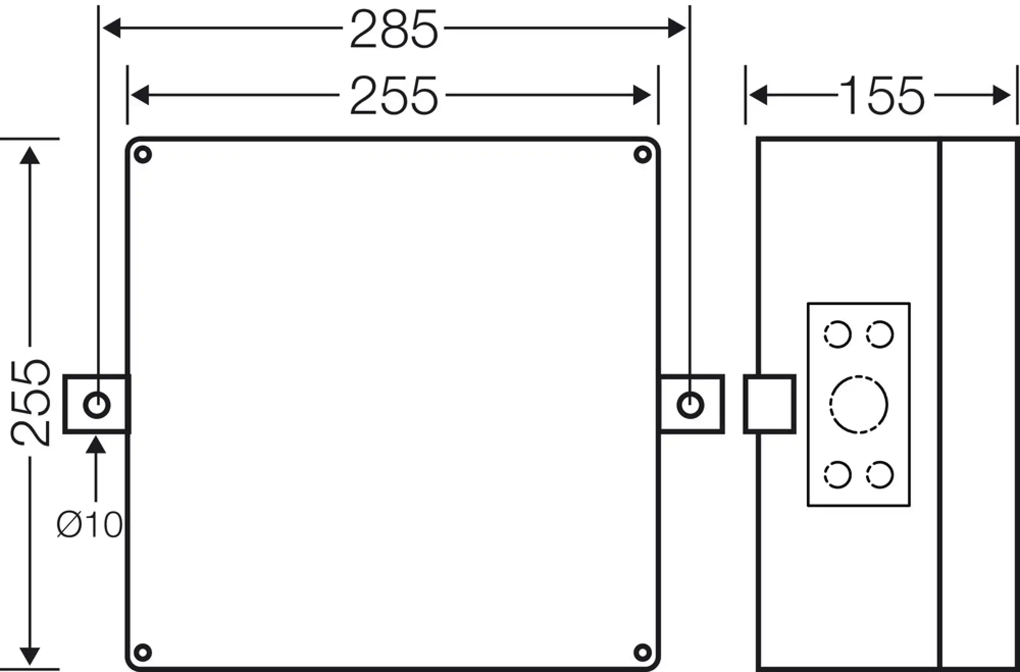 Hensel 60001073 Kabelabzweigkasten mit Funktionserhalt, für Fernmelde-Anschlussleisten FK 5000 (img_003)