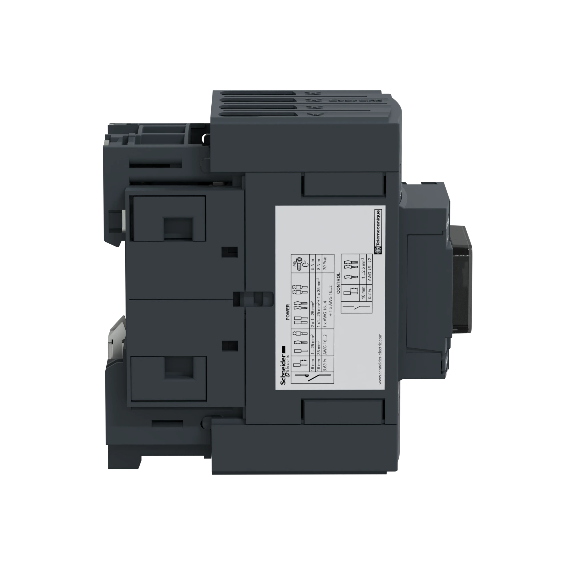 Schneider Electric LC1DT60A3P7 Power Contactor LC1D 4p, +1NO+1NC, Coil 230 V AC (img_003)