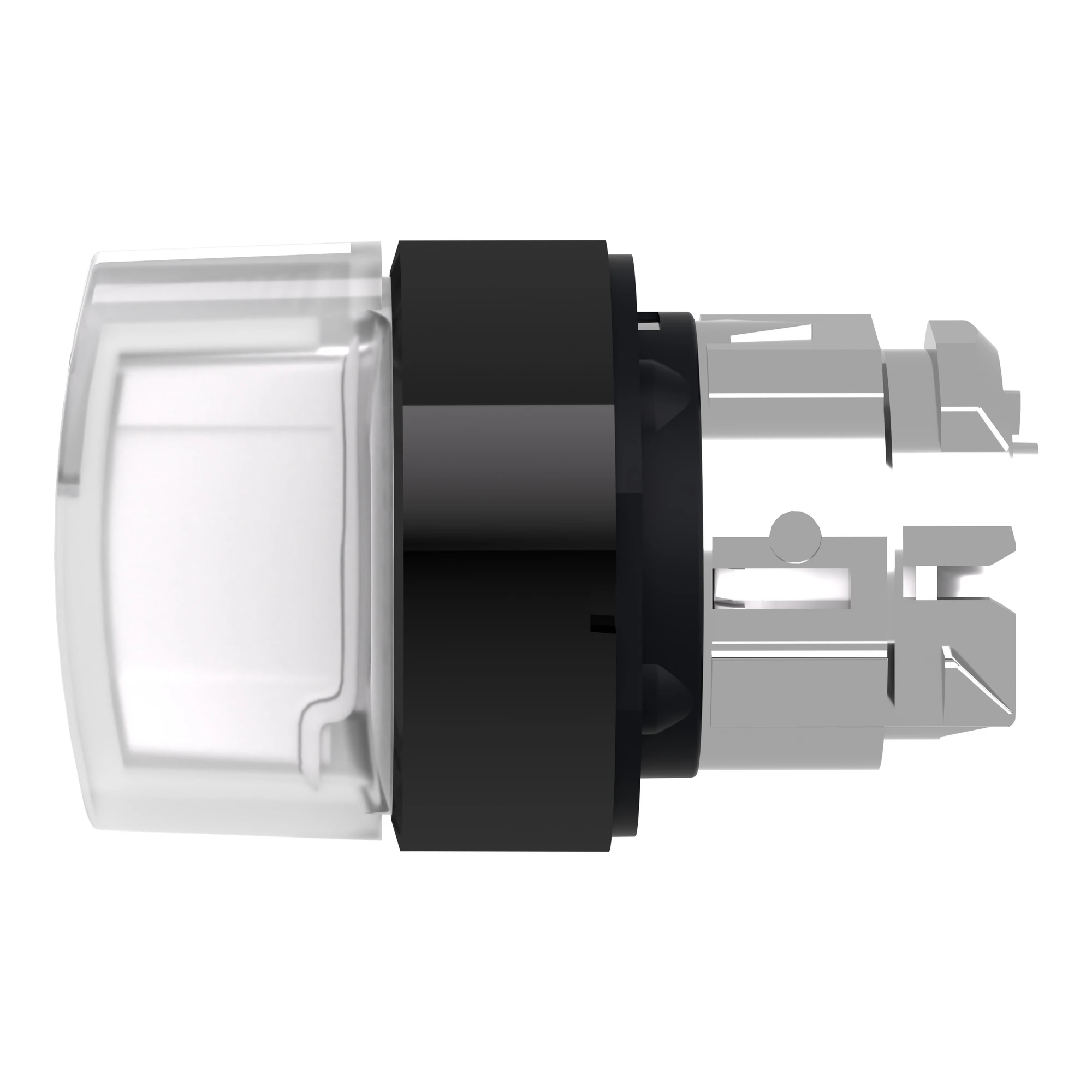 Schneider Electric ZB4BK13137 Illuminated Selector Switch, Front Element, Harmony XB4, Black Metal, 22mm, White, for Universal LED, 3 Positions, Latching (img_007)