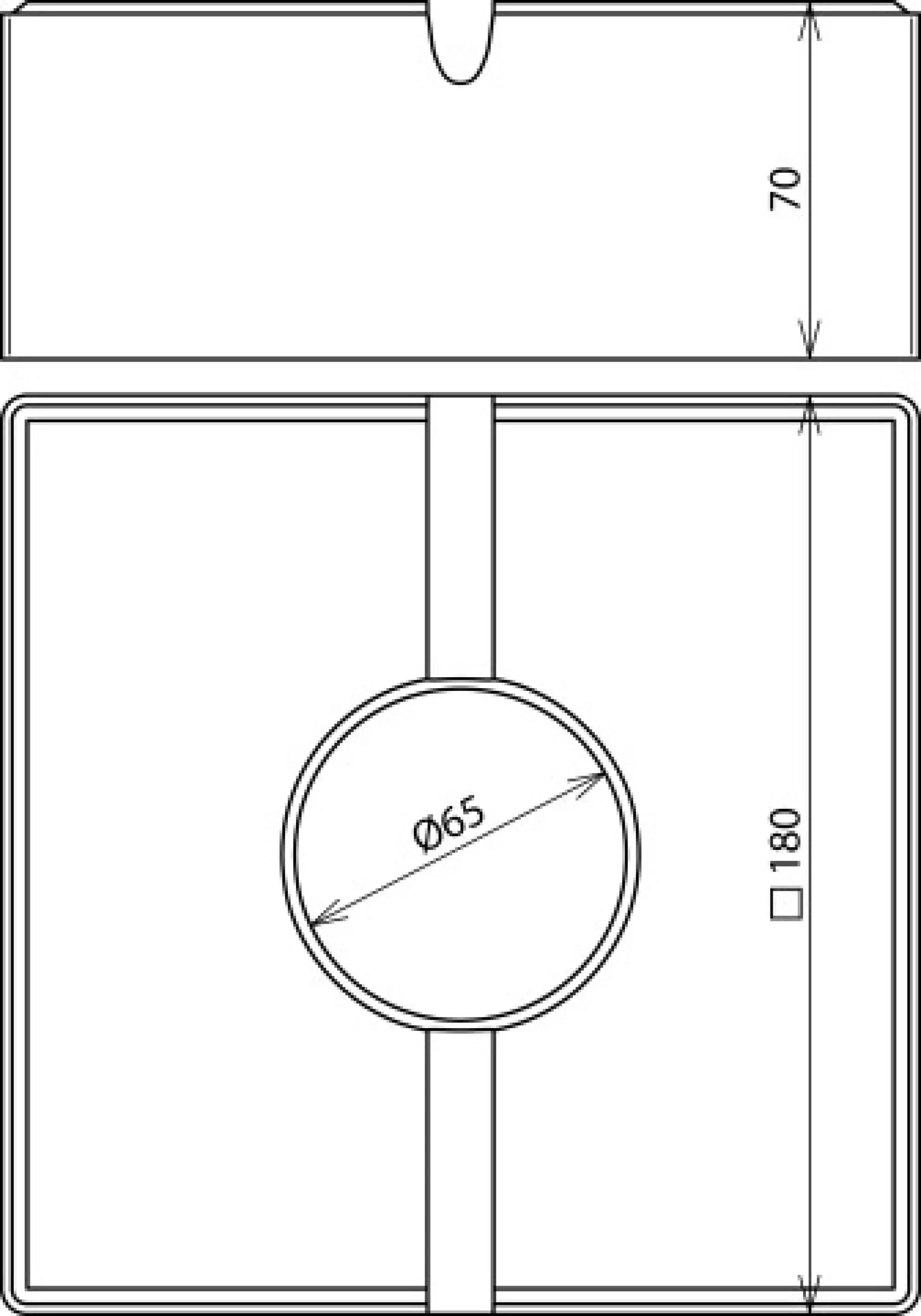 Dehn 253301 DEHNiso-DLH concrete block C35/45 180x180x70mm, recess f. base plate (img_002) Dehn 253301 DEHNiso-DLH concrete block C35/45 180x180x70mm, recess f. base plate (img_002)