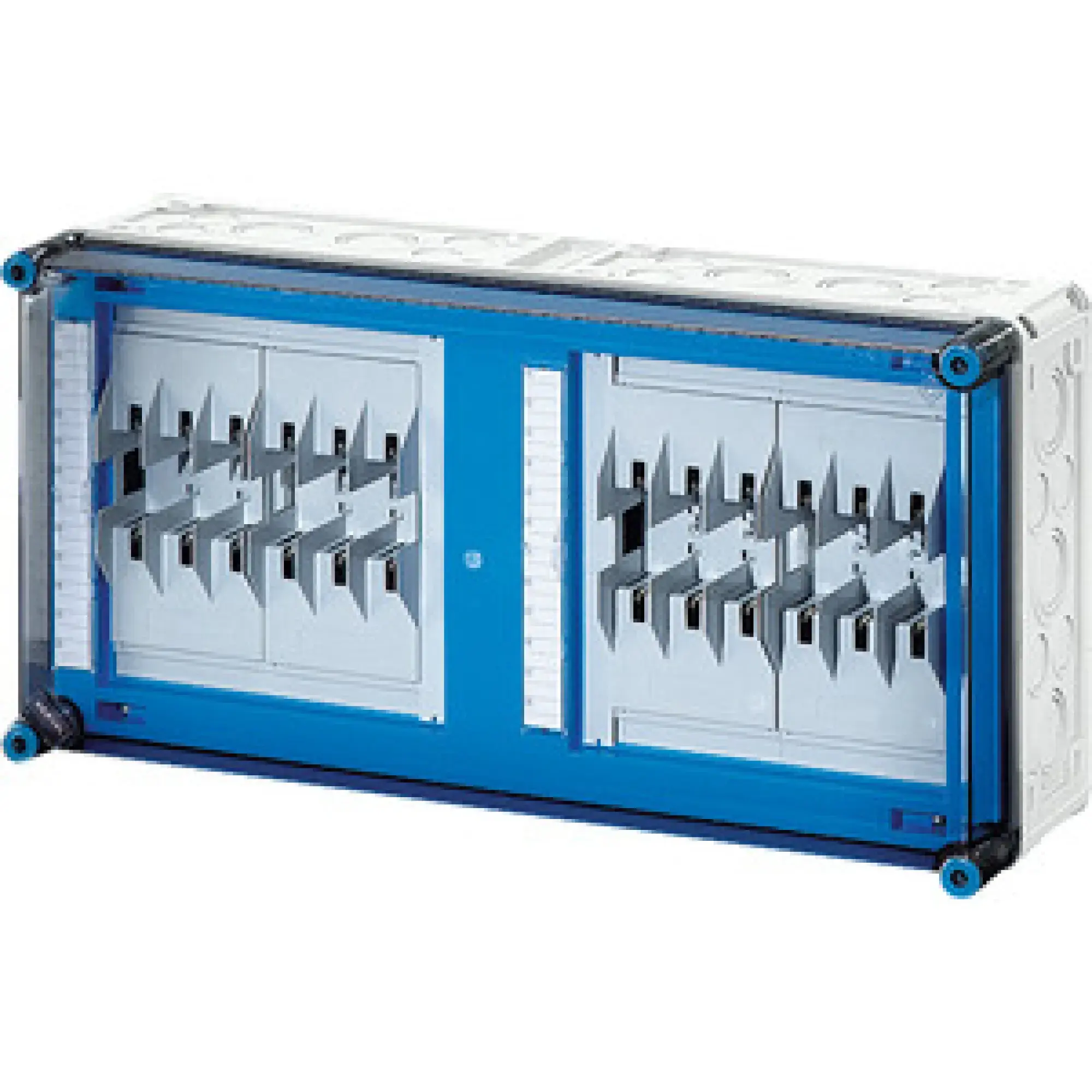 Hensel 2000668 Mi-NH-Sicherungsgehäuse 4xNH 00, 3polig, Sammelschiene 250 A, 5polig Mi 6461 (img_001)