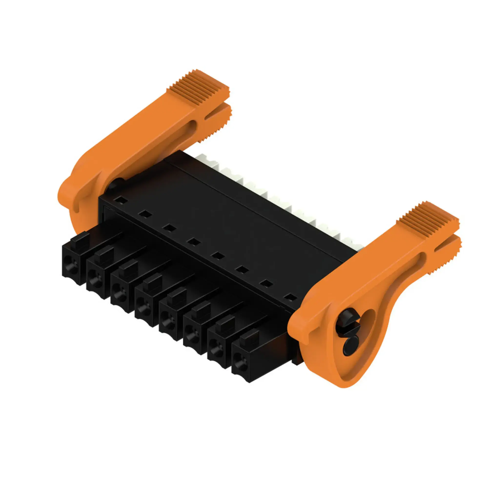 Weidmüller 2442820000 PCB connector (wire connection), 160 V, 17.5 A, Pitch in mm: 3.81, 1.5 mm², Number of poles: 8, PUSH IN with actuator, Box (img_001)