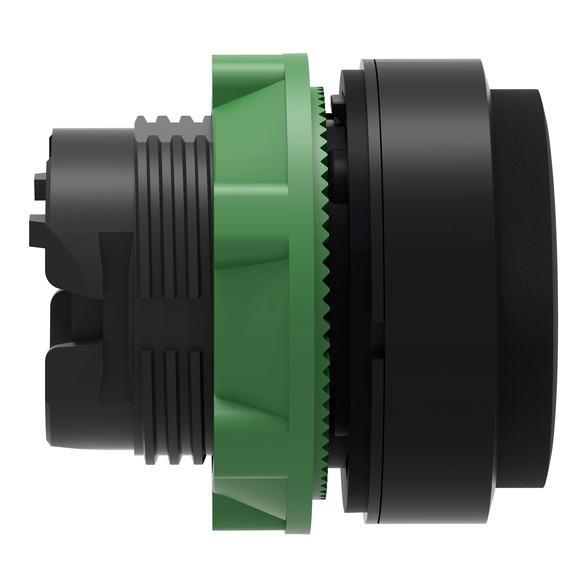 Schneider Electric ZB5AL232 Pushbutton, front element, Harmony XB5, plastic, 22mm, black, raised, marked O, momentary (img_003)