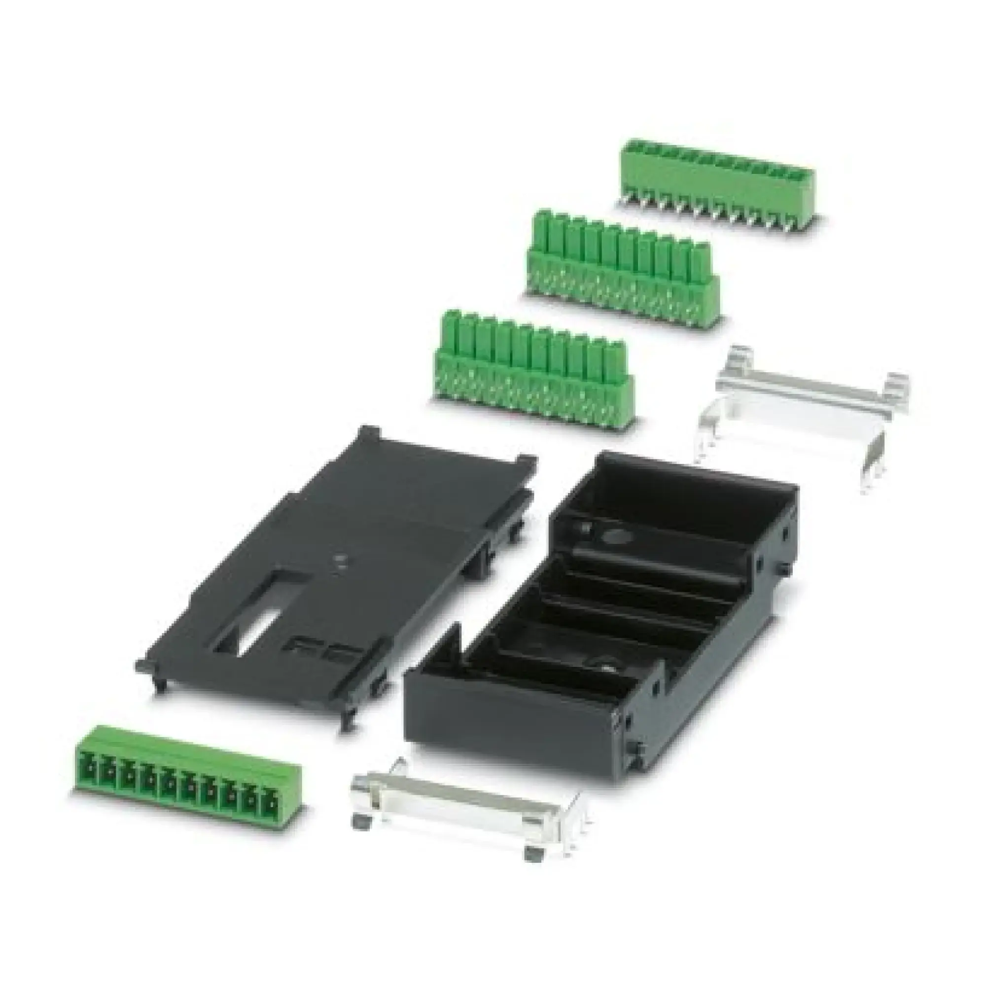 Phoenix Contact 2201503 DIN rail bus connector ME PLC 40 BUS 10/10 KIT BK (img_001)