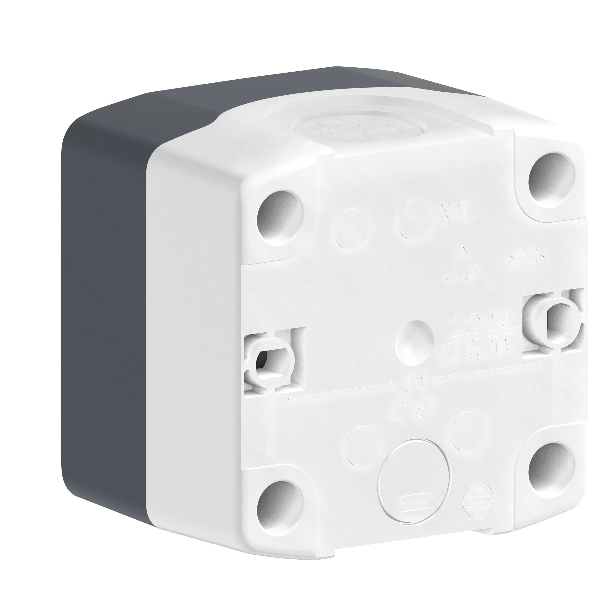 Schneider Electric XALD112 Surface mounting enclosure, Harmony XALD, plastic, dark grey, 1 push-button, red, O, 22mm, 1NC (img_002) Schneider Electric XALD112 Surface mounting enclosure, Harmony XALD, plastic, dark grey, 1 push-button, red, O, 22mm, 1NC (img_002)