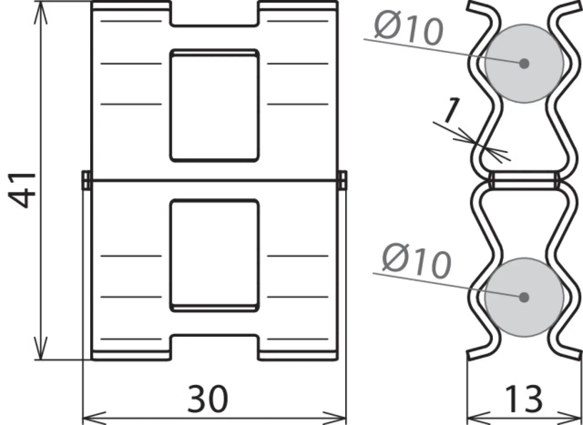 Dehn 308132 DEHNclip reinforcement clamp St/bare f. Rd 10mm / Rd 10mm (img_004) Dehn 308132 DEHNclip reinforcement clamp St/bare f. Rd 10mm / Rd 10mm (img_004)