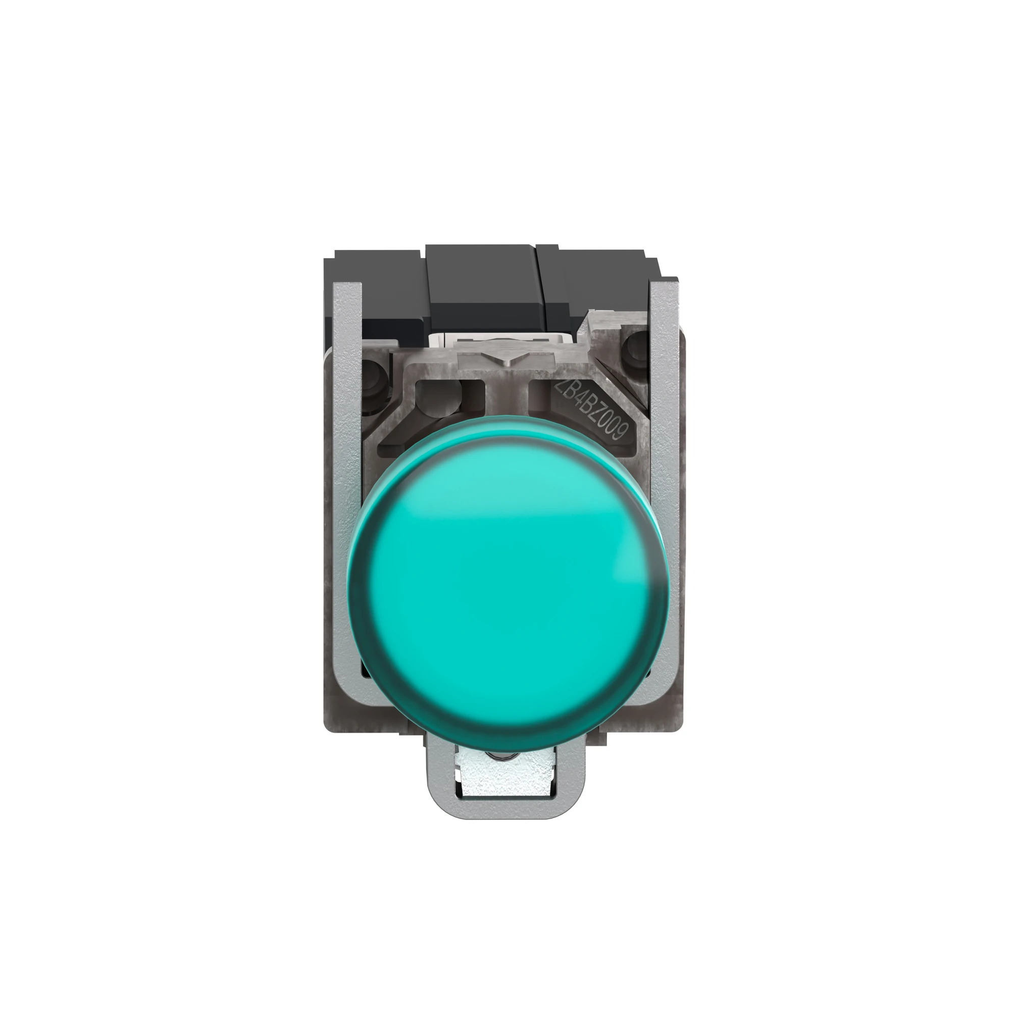 Schneider Electric XB4BV33 Pilot light, Harmony XB4, metal, 22mm, green, with transformer, BA9s incandescent bulb, smooth calotte, screw terminal, 120V AC (img_004)
