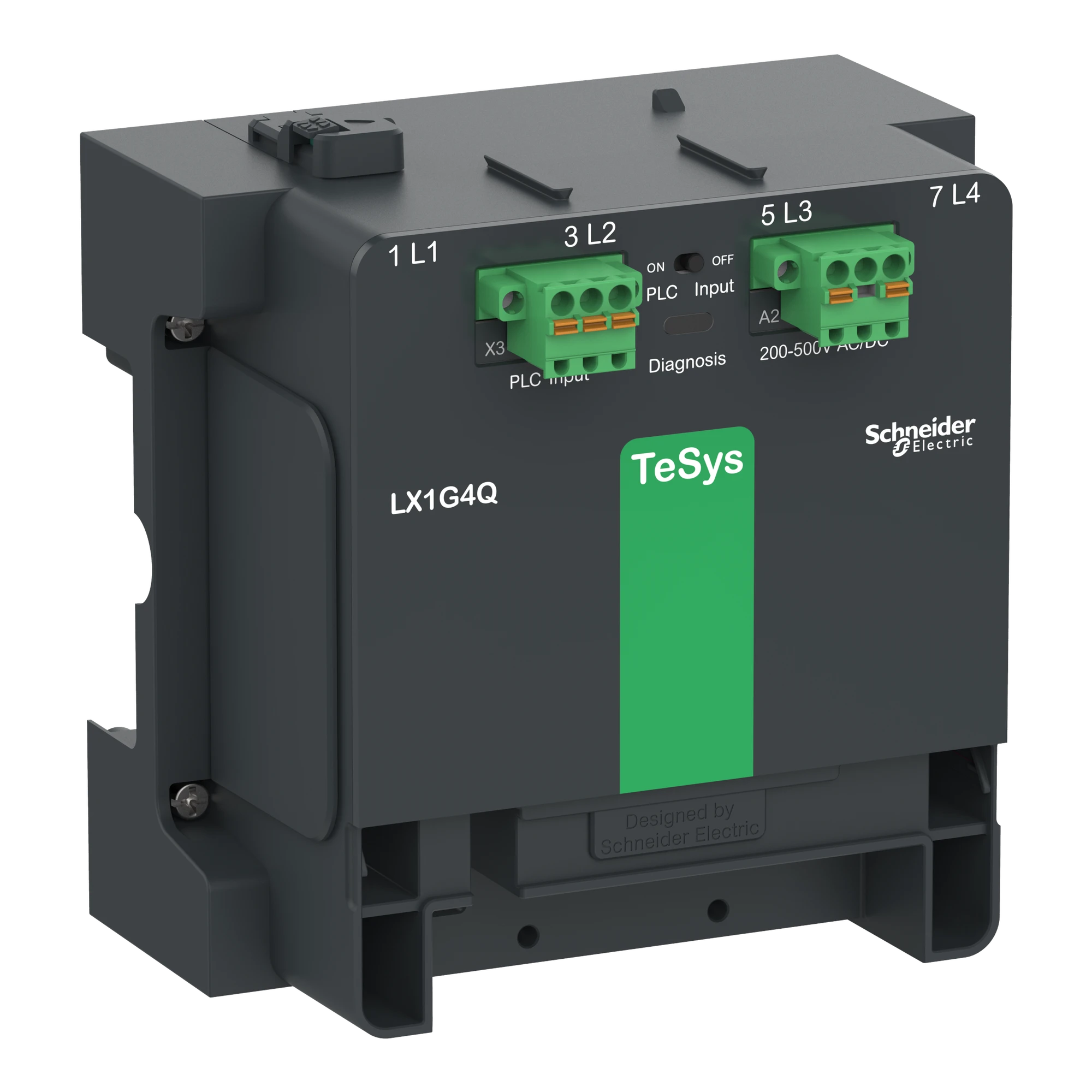 Schneider Electric LX1G4QLSEA Steuermodul für TeSys Giga Schütz LC1G115-225/4P mit 200-500V AC/DC Ansteuerung in erweiterter Ausführung (img_001) Schneider Electric LX1G4QLSEA Steuermodul für TeSys Giga Schütz LC1G115-225/4P mit 200-500V AC/DC Ansteuerung in erweiterter Ausführung (img_001)