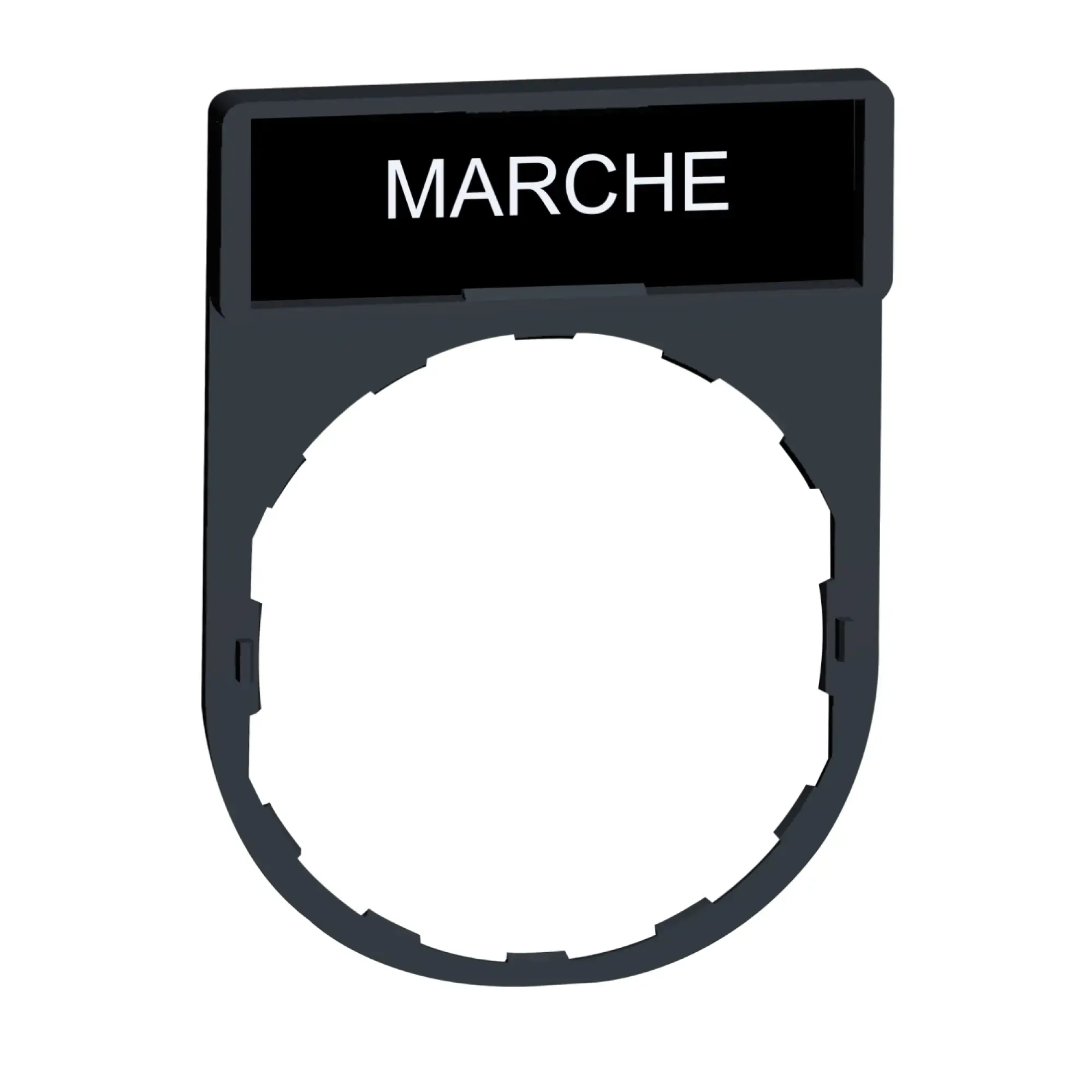 Schneider Electric ZBY2103 Label holder 30x40mm, for Ø 22 devices, w. sign MARCHE (img_008)