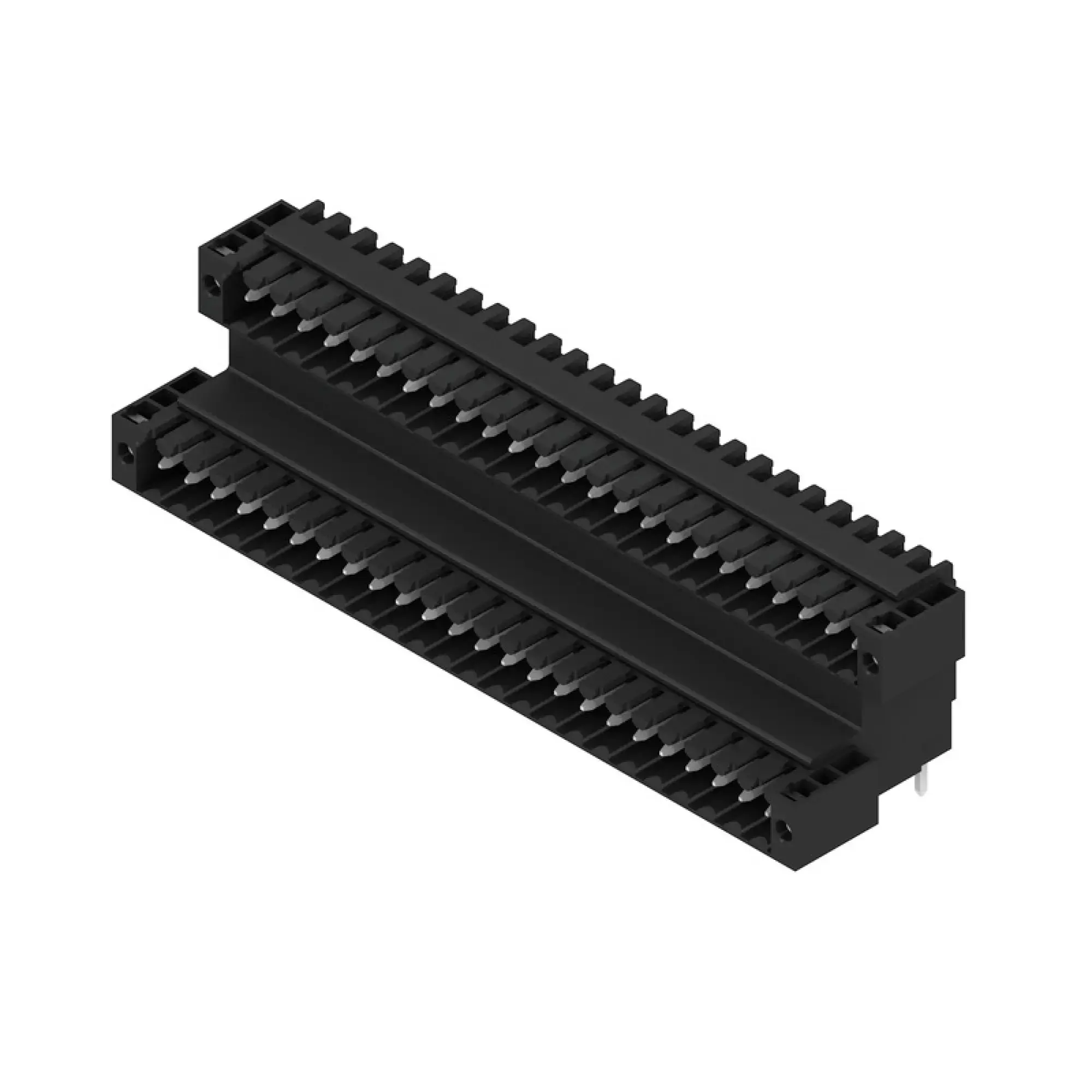 Weidmüller 1643210000 PCB connector (board connection), 160 V, 10.5 A, Pitch in mm: 3.50, Number of poles: 48, THT solder connection, Box (img_001) Weidmüller 1643210000 PCB connector (board connection), 160 V, 10.5 A, Pitch in mm: 3.50, Number of poles: 48, THT solder connection, Box (img_001)