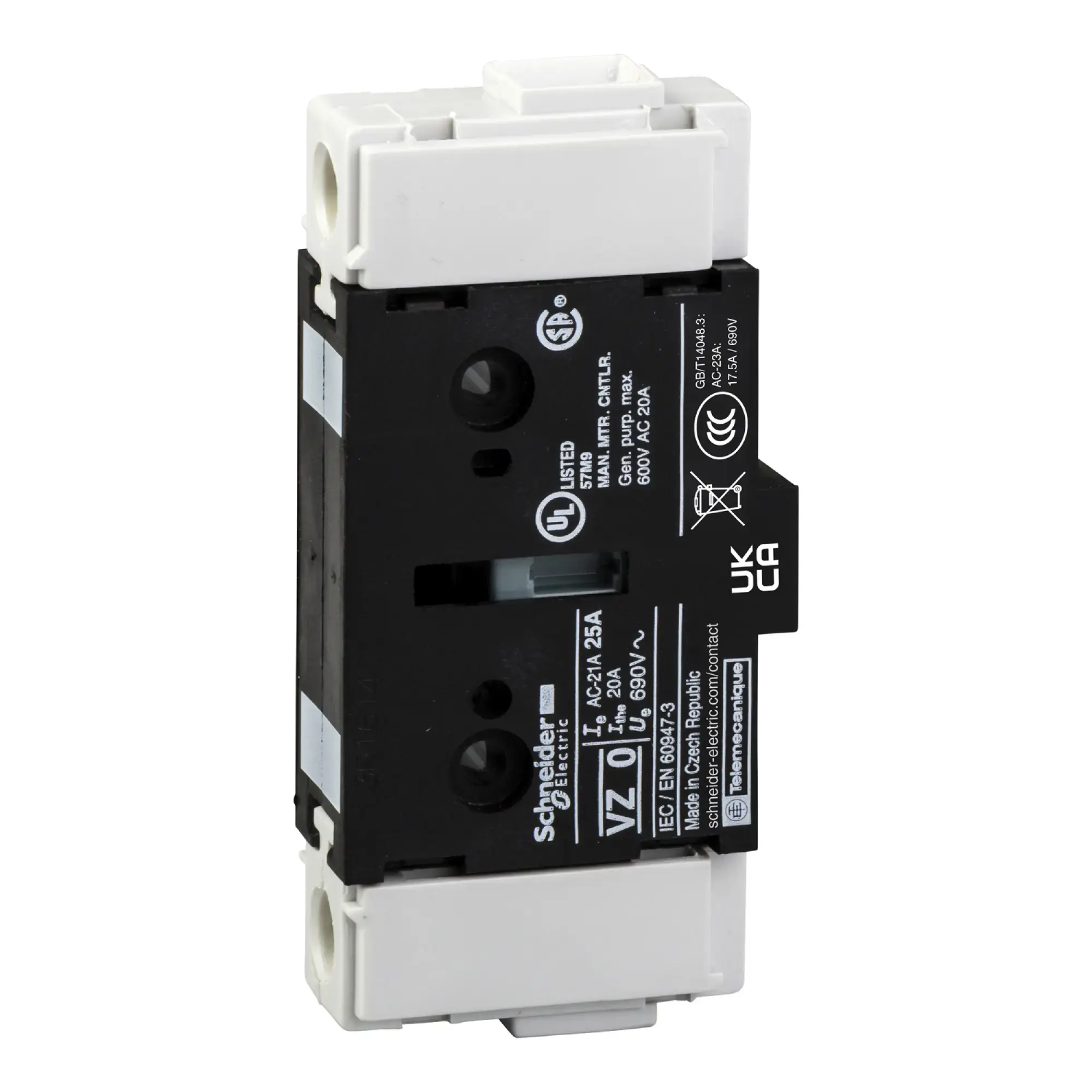 Schneider Electric VZ01 Main contact module 20A, for V01 (img_002)