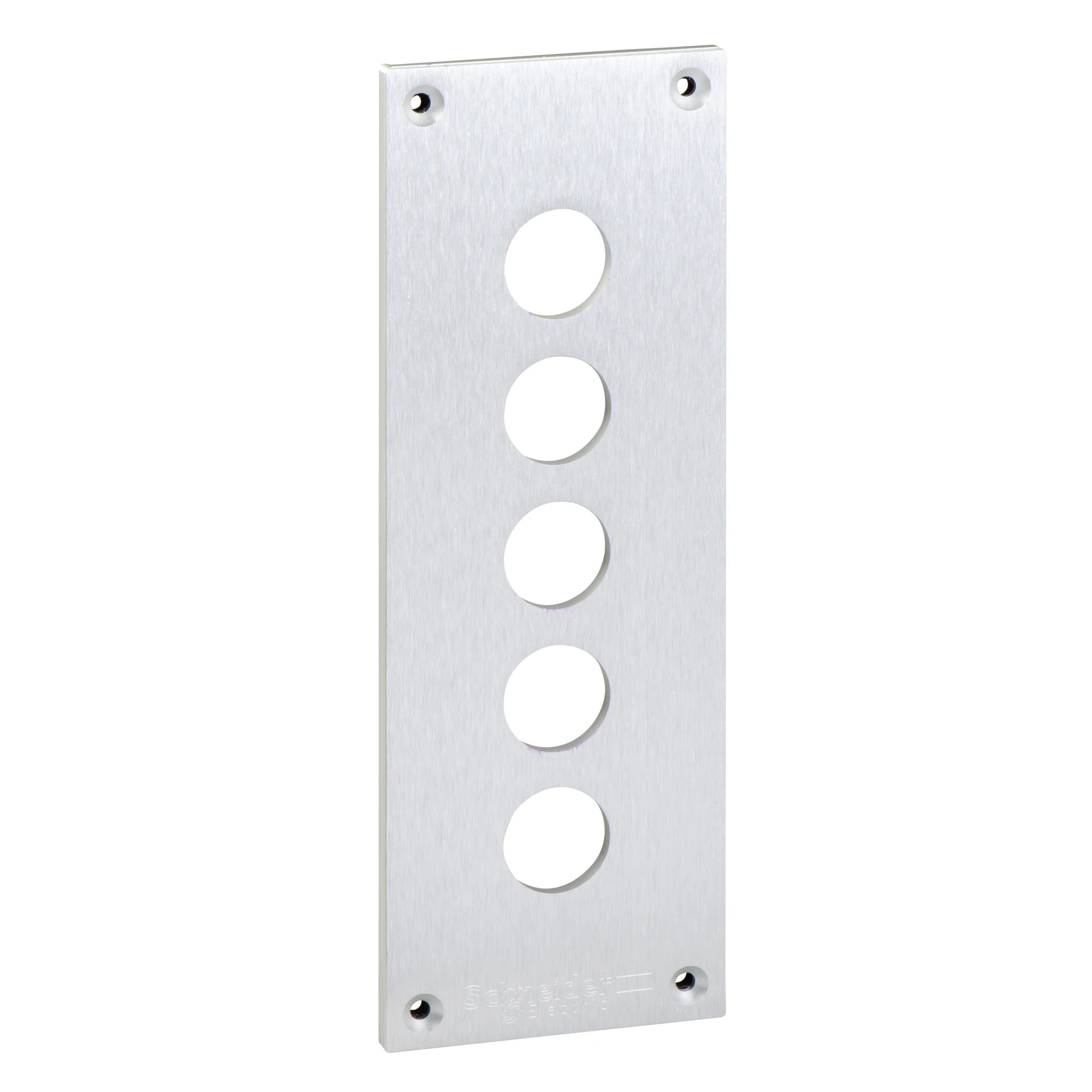 Schneider Electric XAPE305 Mounting plate, XAP-E, metal, 5 horizontal holes (img_001) Schneider Electric XAPE305 Mounting plate, XAP-E, metal, 5 horizontal holes (img_001)