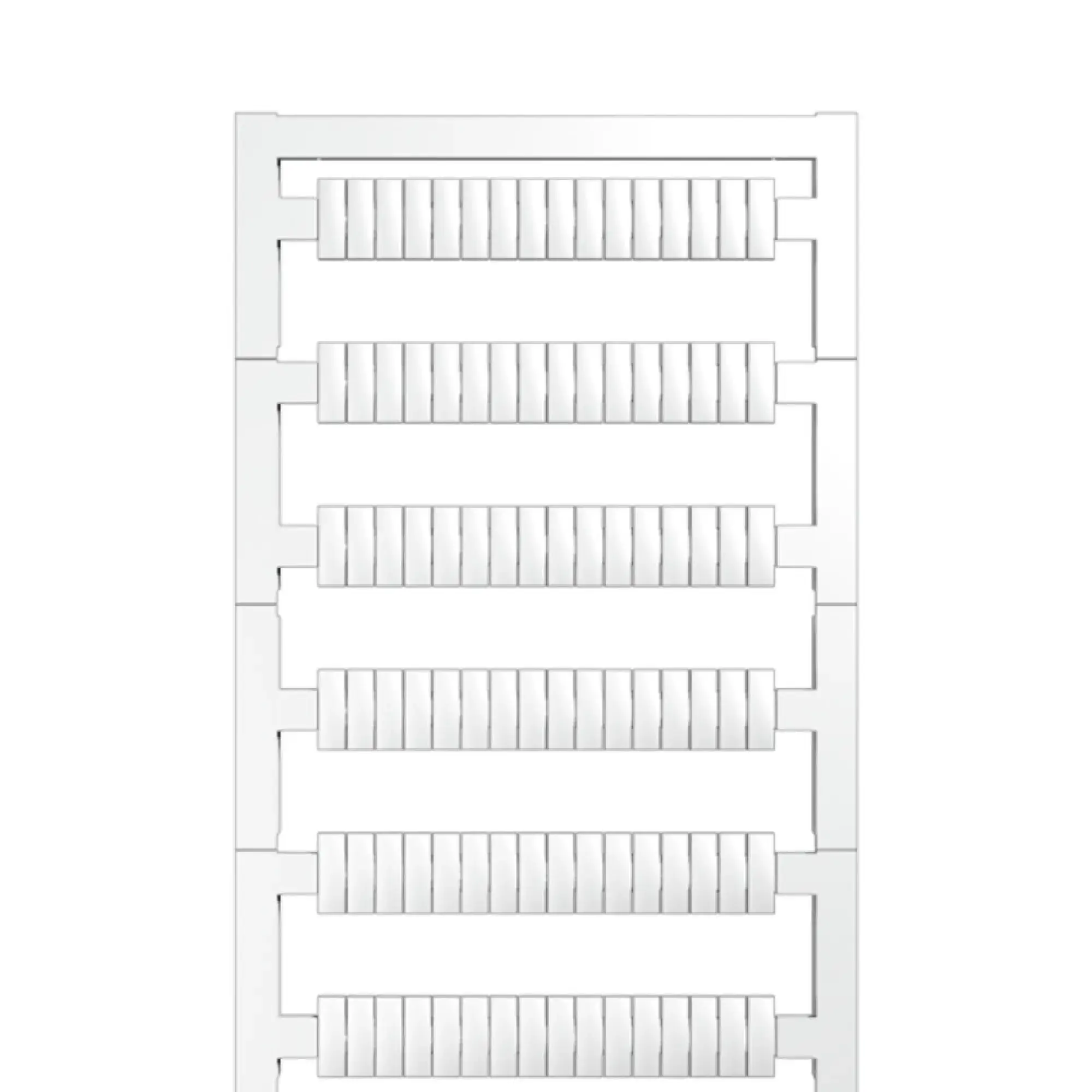 Weidmüller 2003760000 Terminal marking, white, Pitch in mm: 3.50, Printed characters: neutral, Width: 3.5 mm, Height: 10 mm (img_001) Weidmüller 2003760000 Terminal marking, white, Pitch in mm: 3.50, Printed characters: neutral, Width: 3.5 mm, Height: 10 mm (img_001)