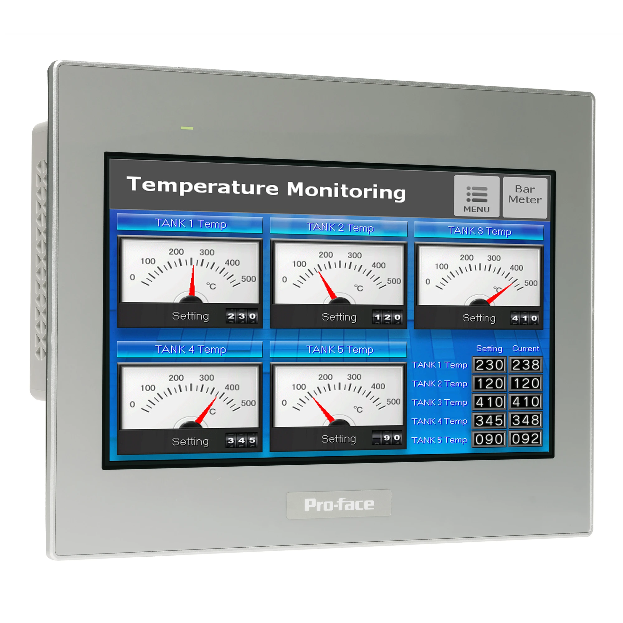 Schneider Electric PFXST6500WADE Pro-face ST6000E 10" Basic HMI Touch-Panel resistiv (GP-Pro EX), 2 x Ethernet (dual IP), 2 x serielle COM, USB (img_001)
