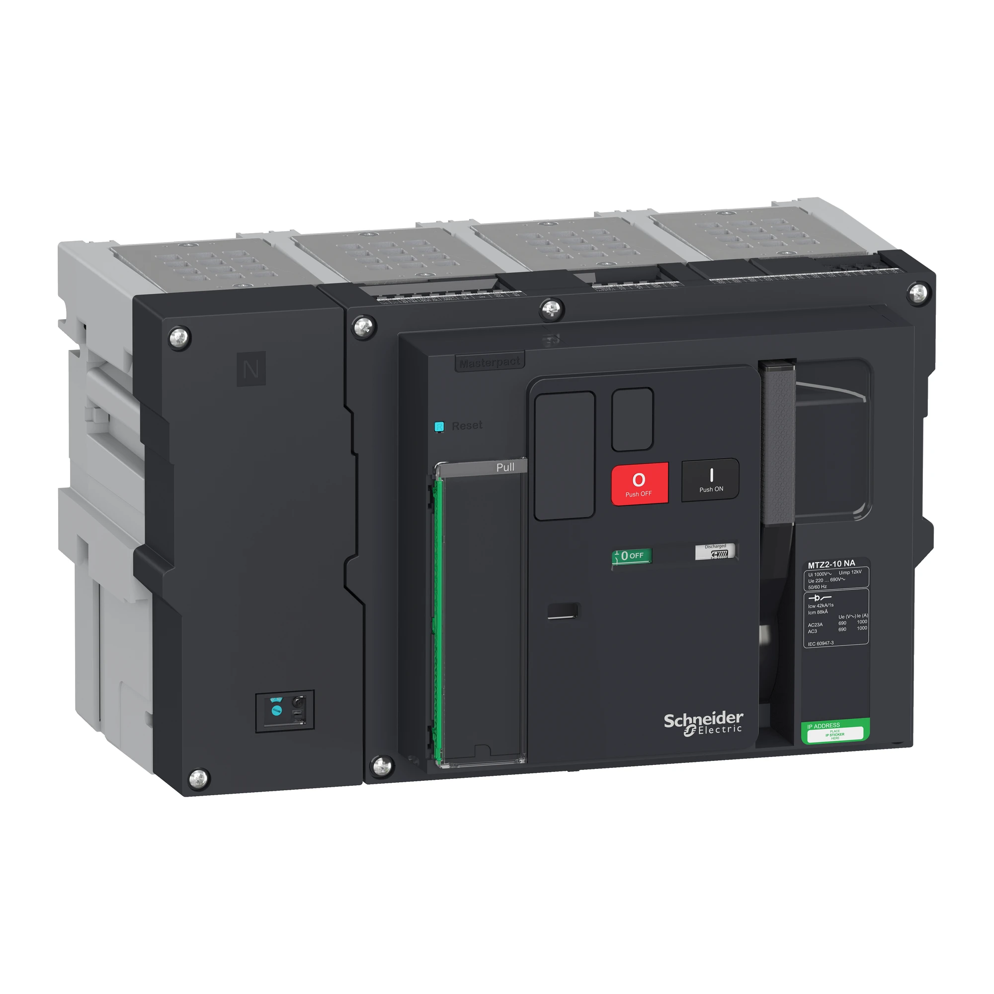 Schneider Electric LV848255 MasterPact MTZ2 1000A NA Icm=88kA/690V 4P Basic Frame Plugin (img_001) Schneider Electric LV848255 MasterPact MTZ2 1000A NA Icm=88kA/690V 4P Basic Frame Plugin (img_001)