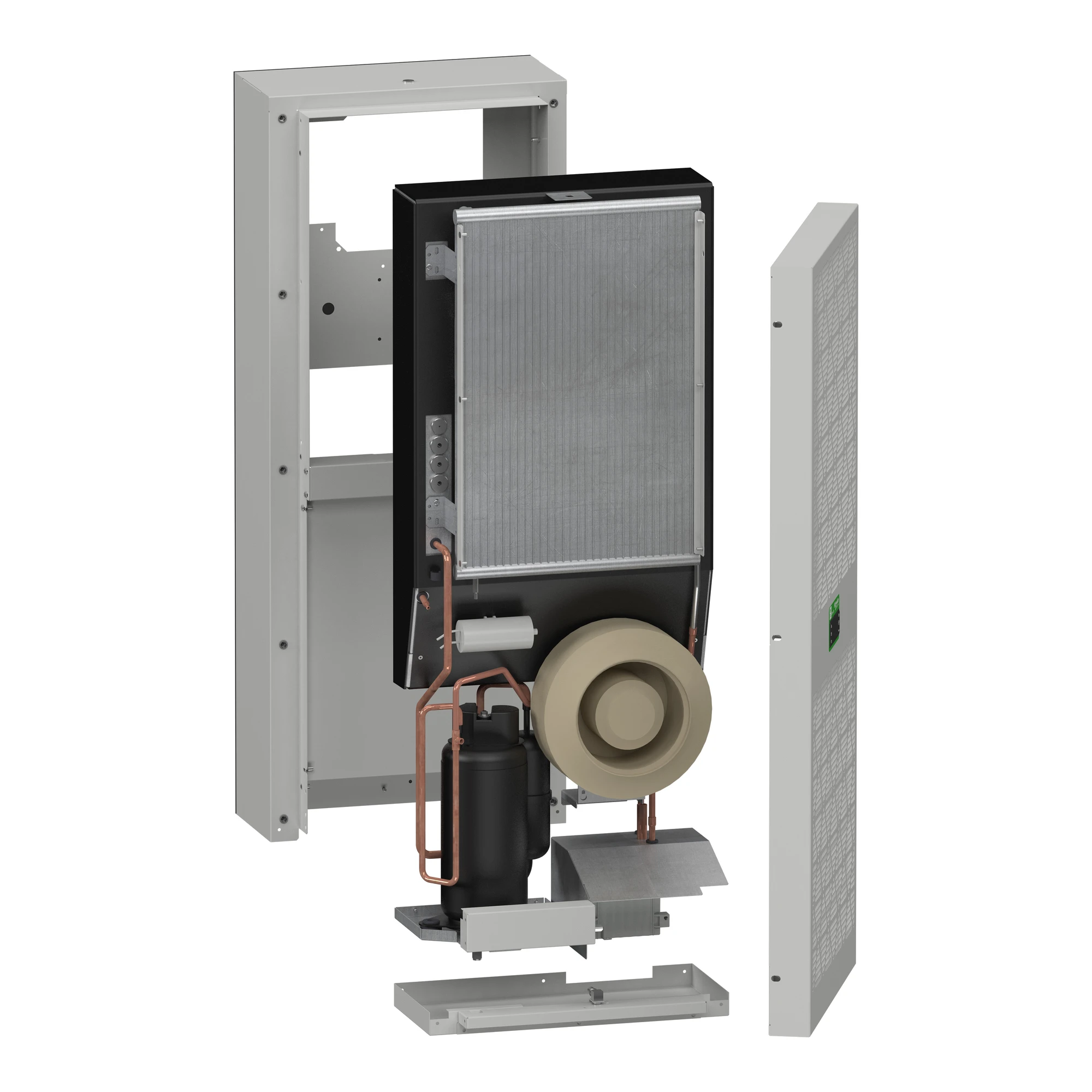 Schneider Electric NSYCU1KDG Wall-mounted cooling unit, networked, Climasys CU, 1kW, 230V, 50/60Hz, IP55 (img_003)