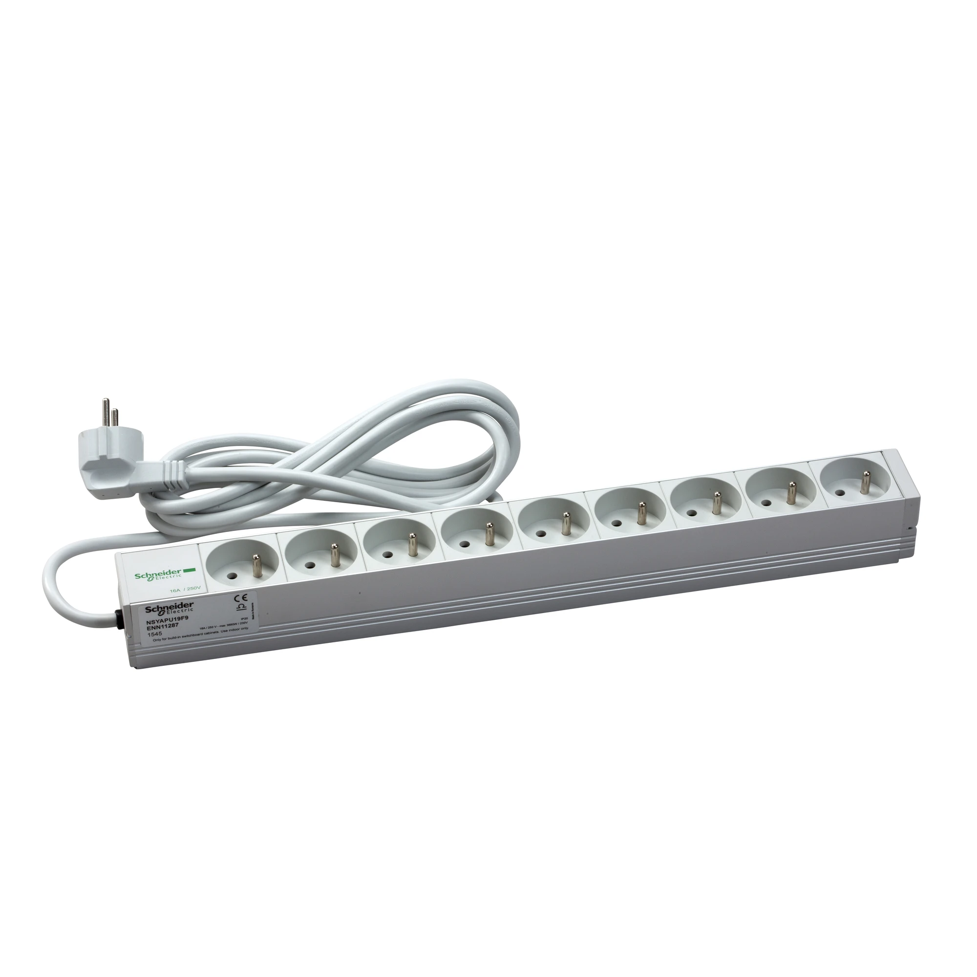 Schneider Electric NSYAPU10S3 Actassi, 1U Power Distribution Unit, 3 Outlets 10P VDE (img_001)