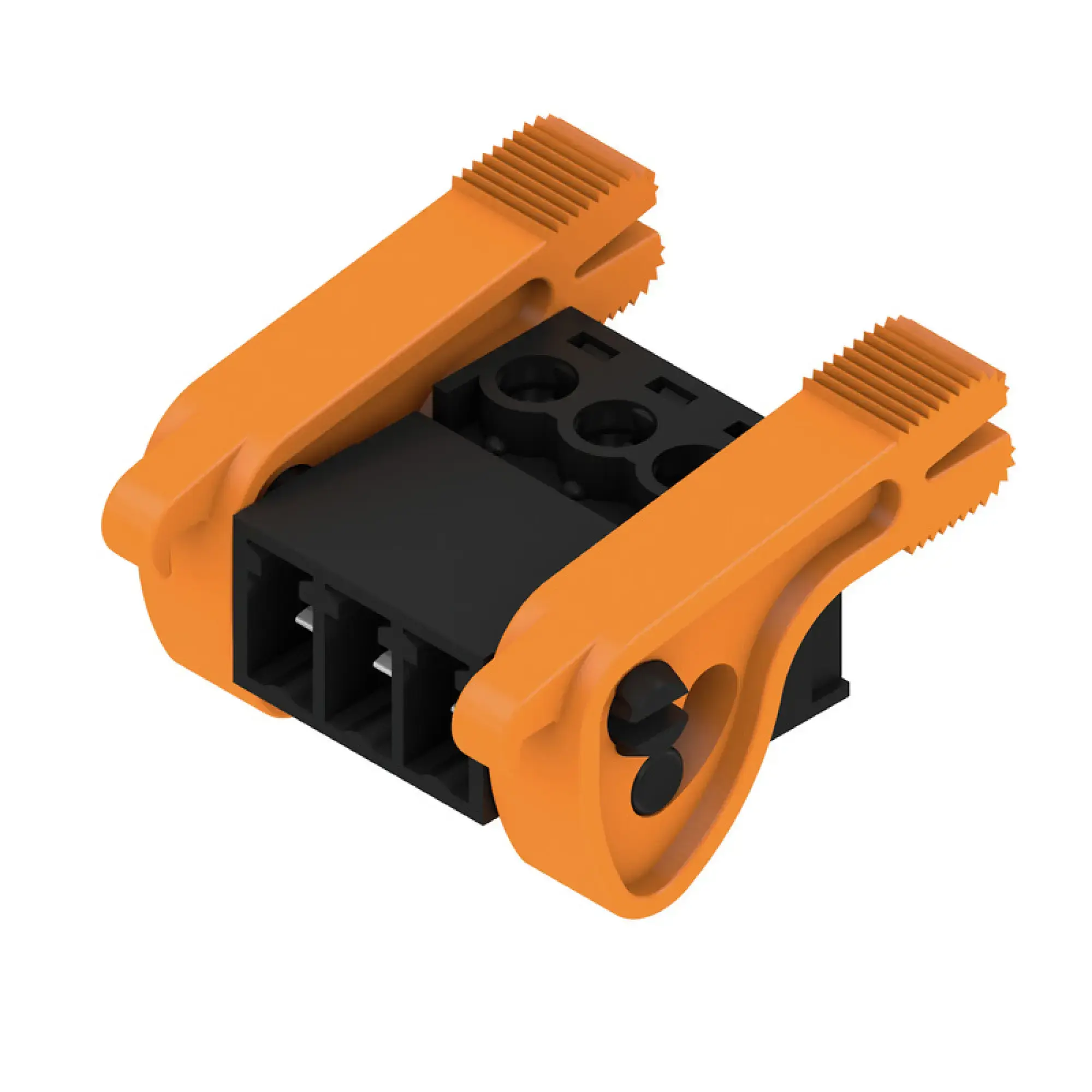 Weidmüller 2444180000 PCB connector (wire connection), 160 V, 17.5 A, Pitch in mm: 3.81, 1.5 mm², Number of poles: 3, Clamping yoke connection, Box (img_001)