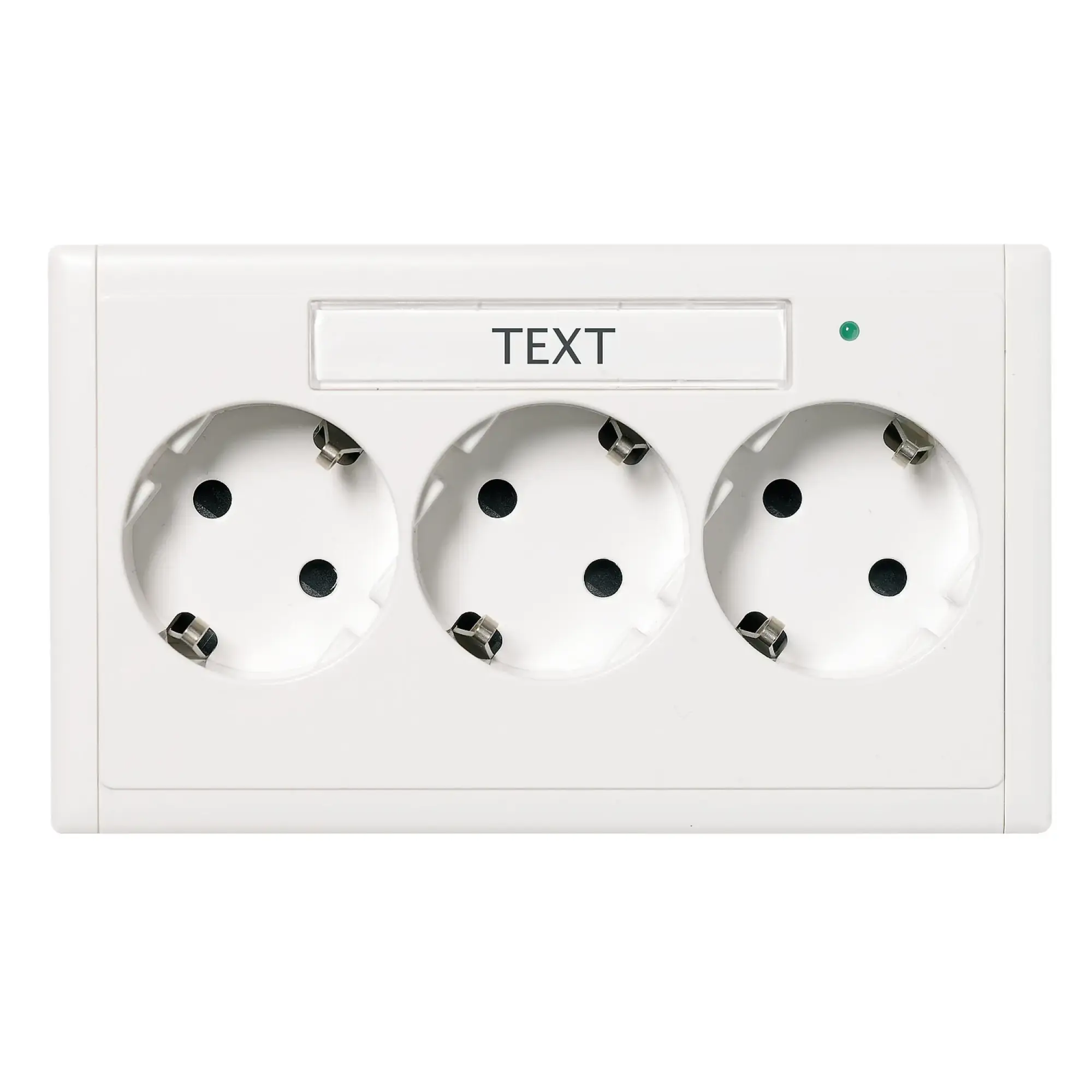 Schneider Electric 5940250 Triple Socket Master Script Field Channel Green LED Indicator CYB-PS White RAL9016 (img_002) Schneider Electric 5940250 Triple Socket Master Script Field Channel Green LED Indicator CYB-PS White RAL9016 (img_002)